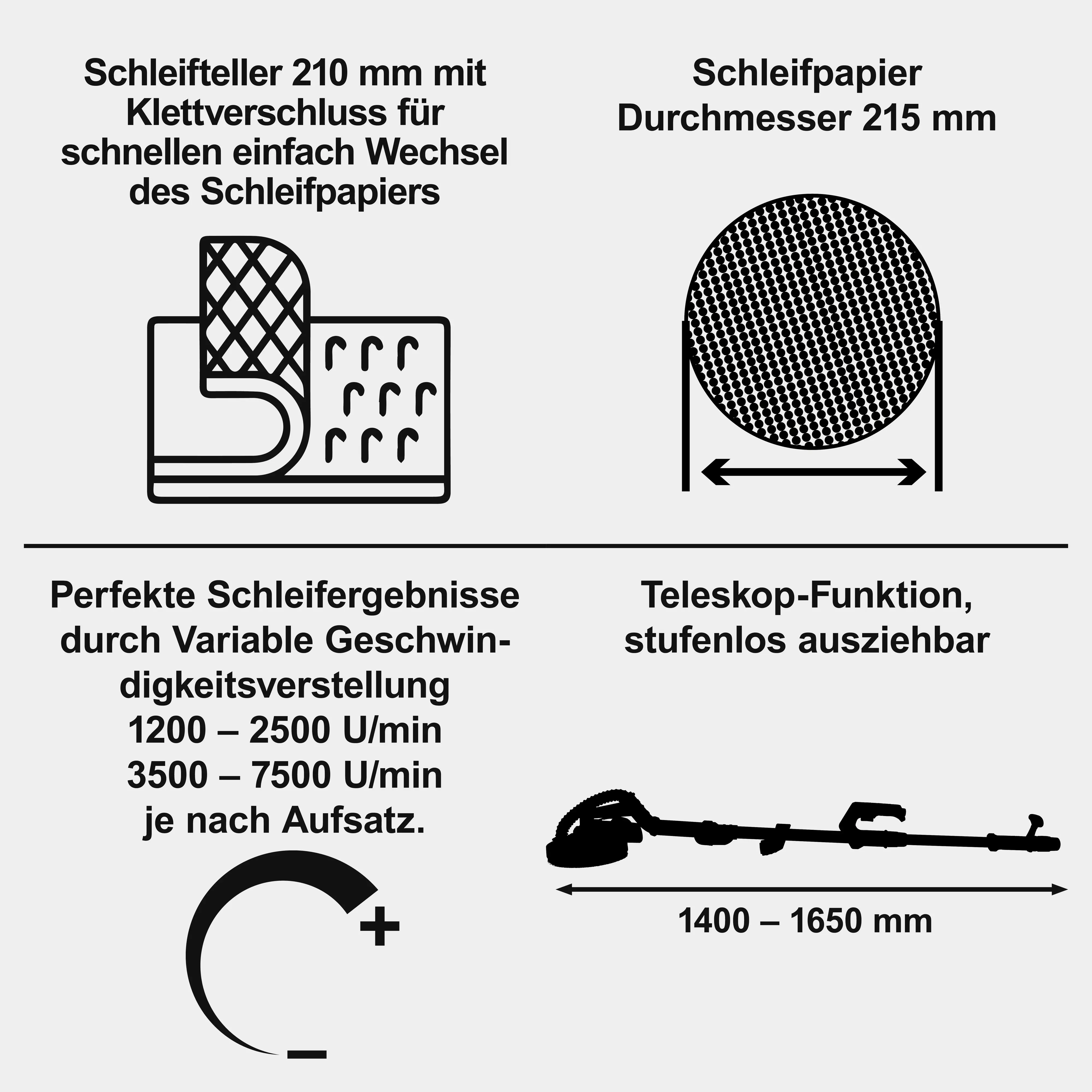 Scheppach Trockenbauschleifer-Set TBS930-BE 710 W