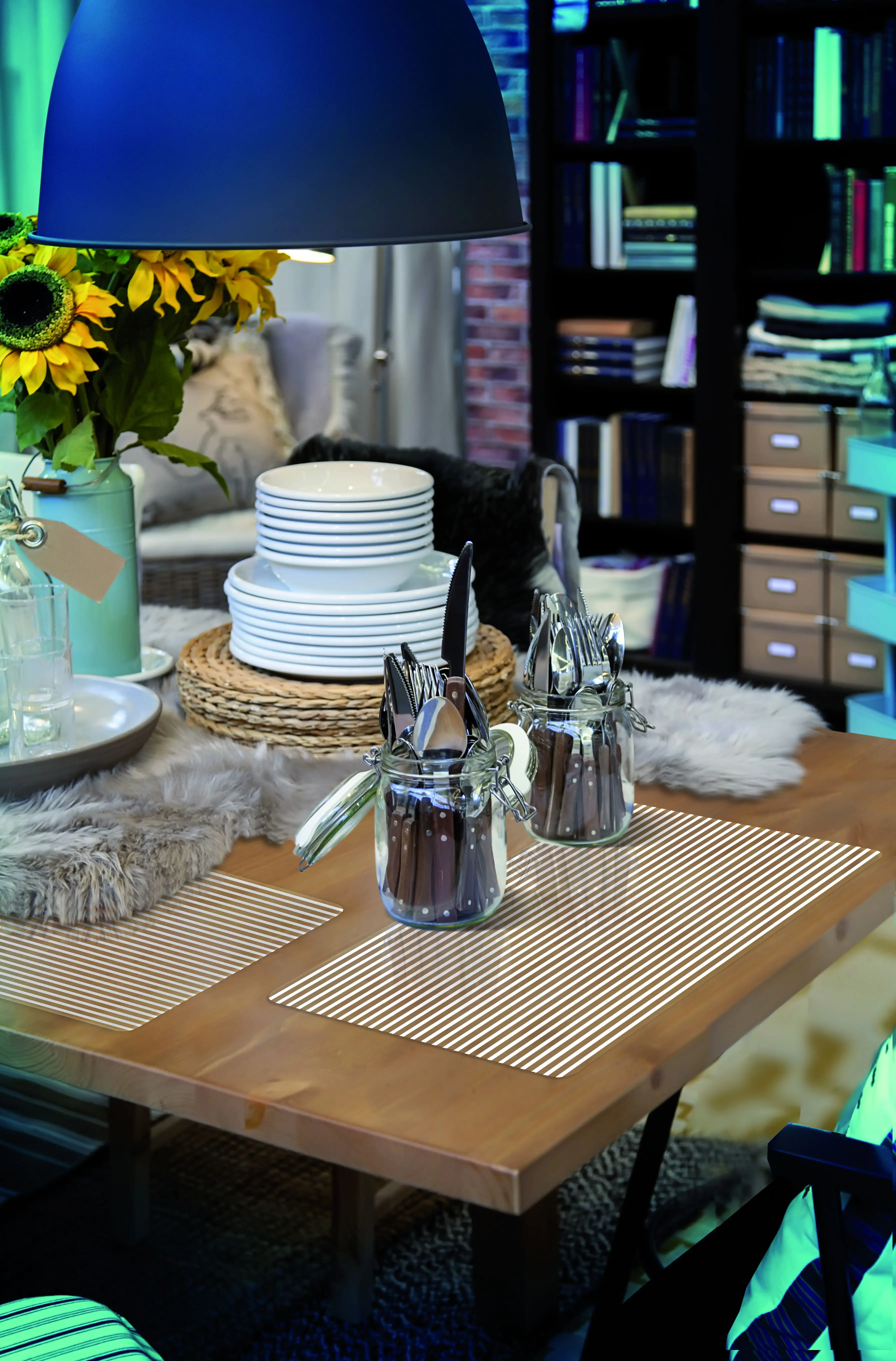 d-c-table® Tischset Rio Ben 44 x 29 cm, weiß