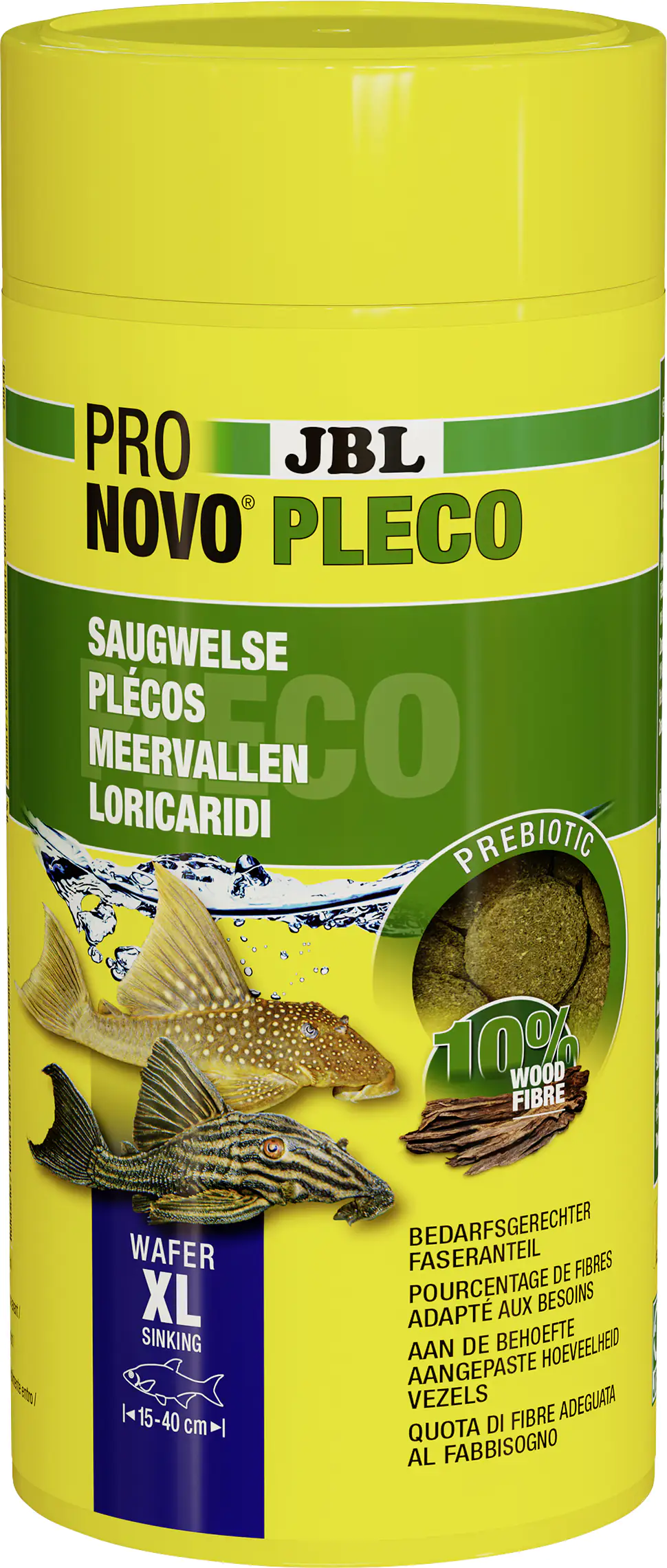 JBL Fischfutter Pronovo Pleco Wafer XL Fischfuttertabletten 1000 ml JBL Fischfutter Pronovo Pleco Wafer XL Fischfuttertabletten 1000 ml