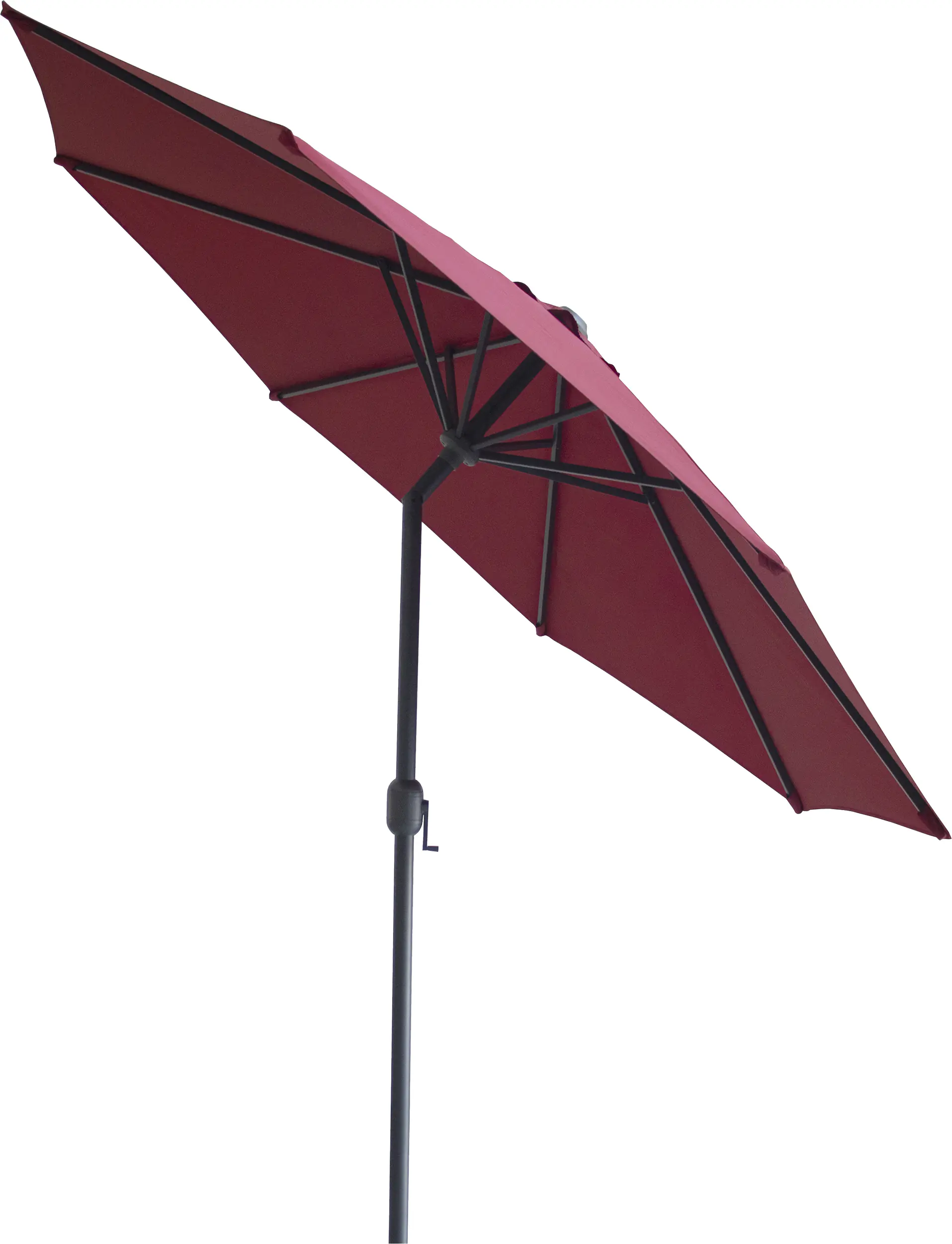 Primaster Sonnenschirm Kreta dunkelrot Ø 300 cm 