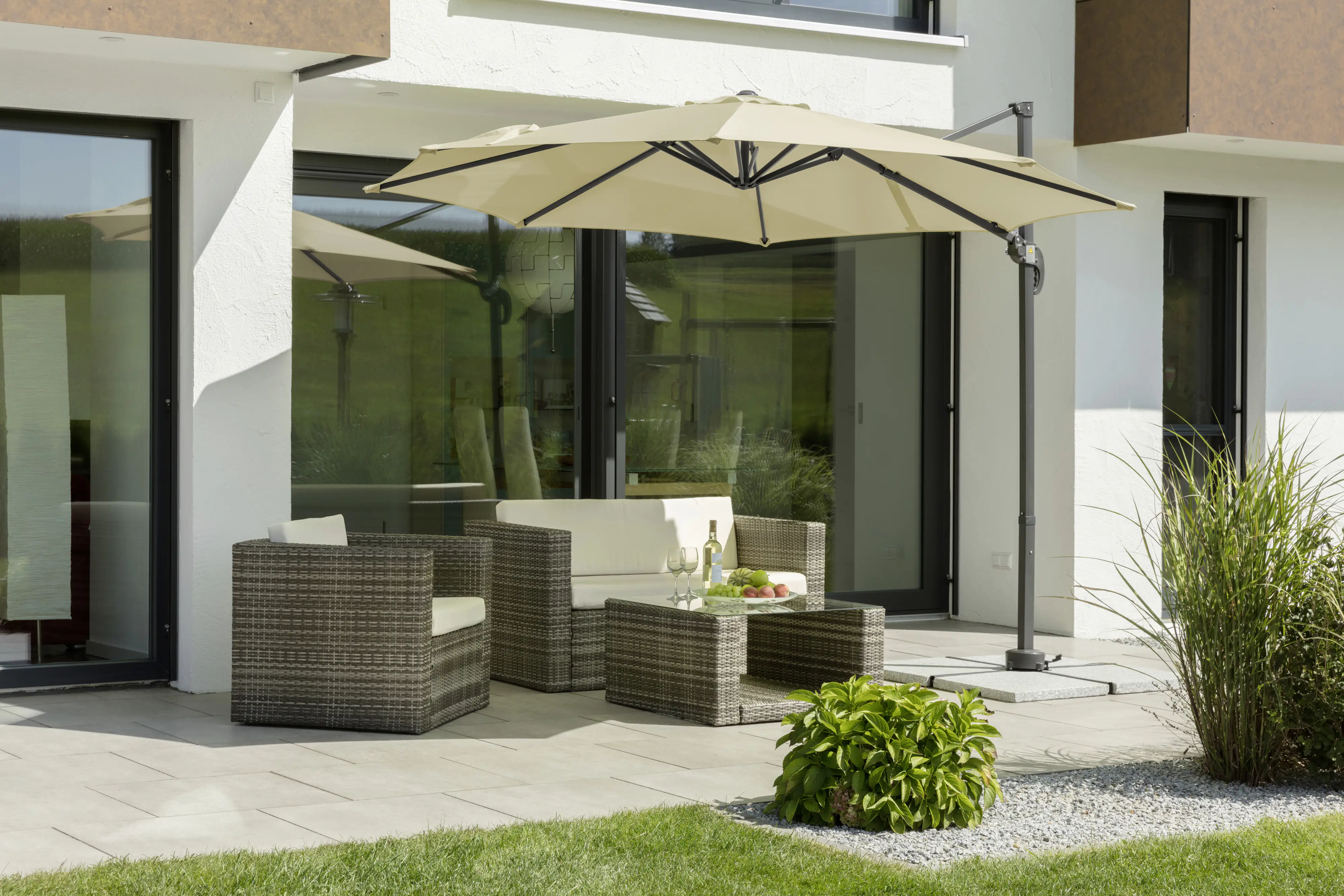 Schneider Sonnenschirm Rhodos Junior natur Ø 300 cm Schneider Sonnenschirm Rhodos Junior natur Ø 300 cm