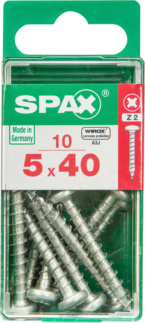 Spax Universalschrauben 5.0 x 40 mm TX 20 - 10 Stk.