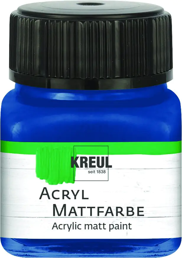 Kreul Acryl Mattfarbe kobaltblau 20 ml