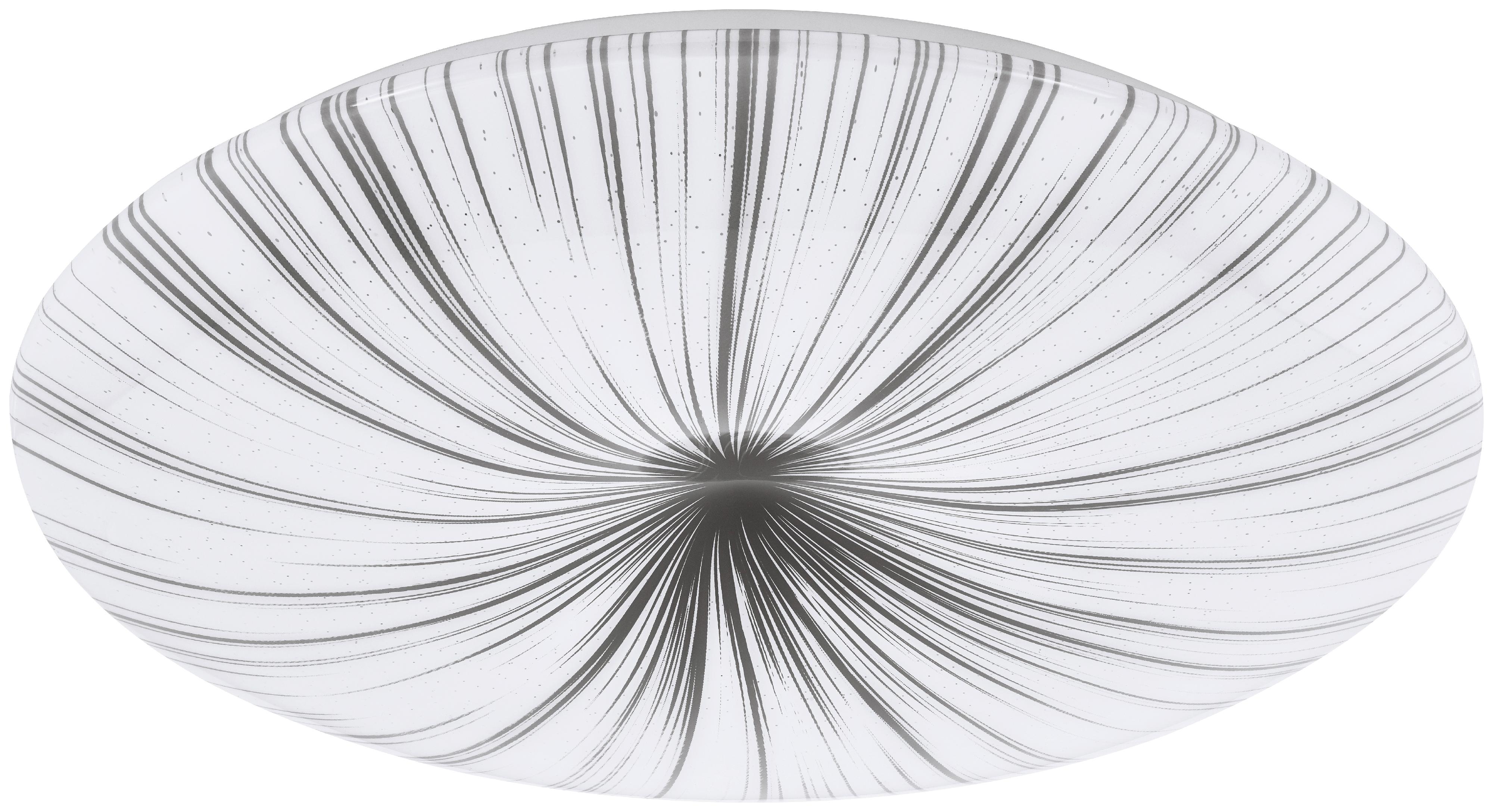 Eglo LED Deckenleuchte Nieves weiß schwarz Ø 51 cm