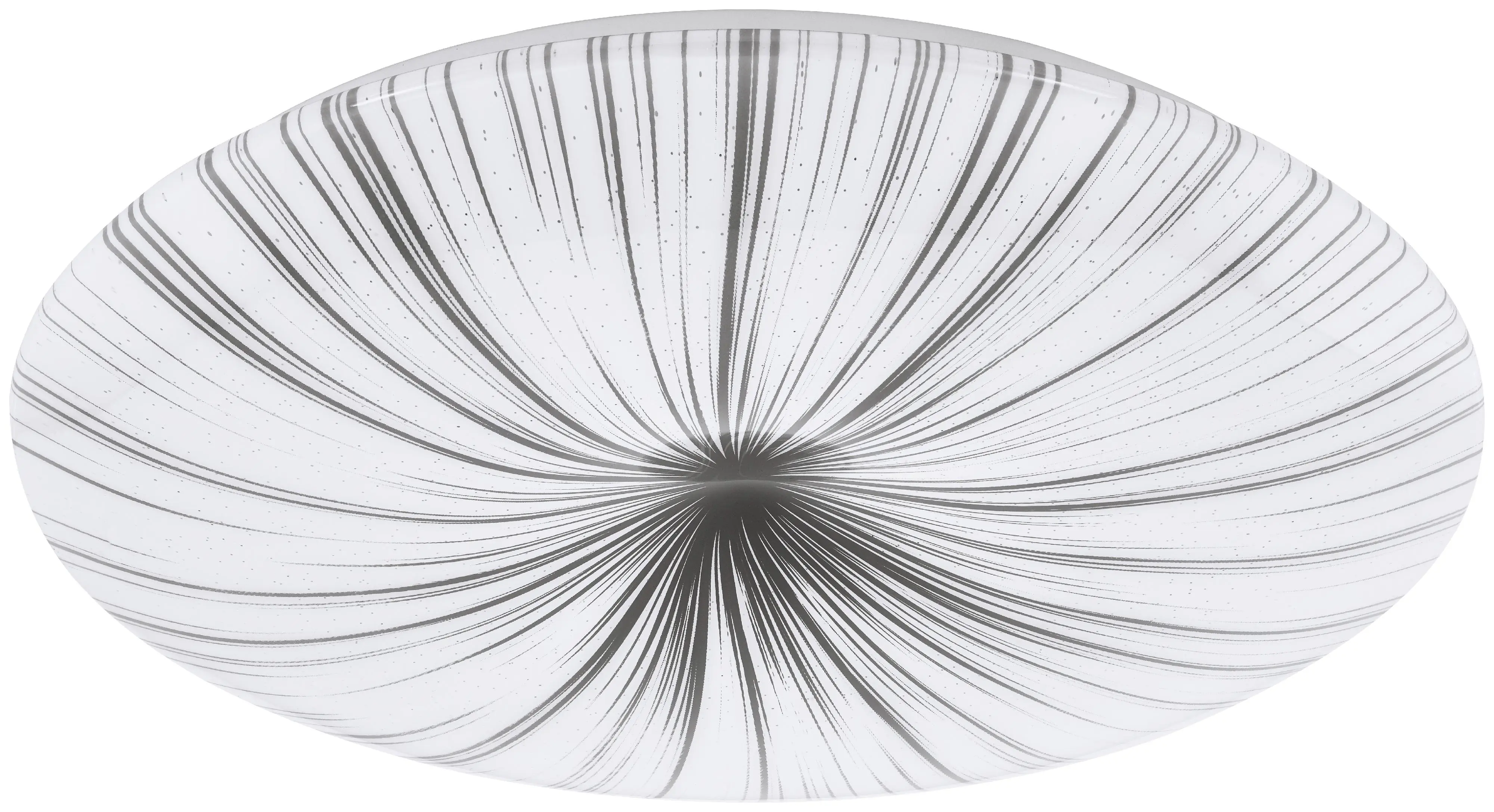 Eglo LED Deckenleuchte Nieves weiß schwarz Ø 51 cm