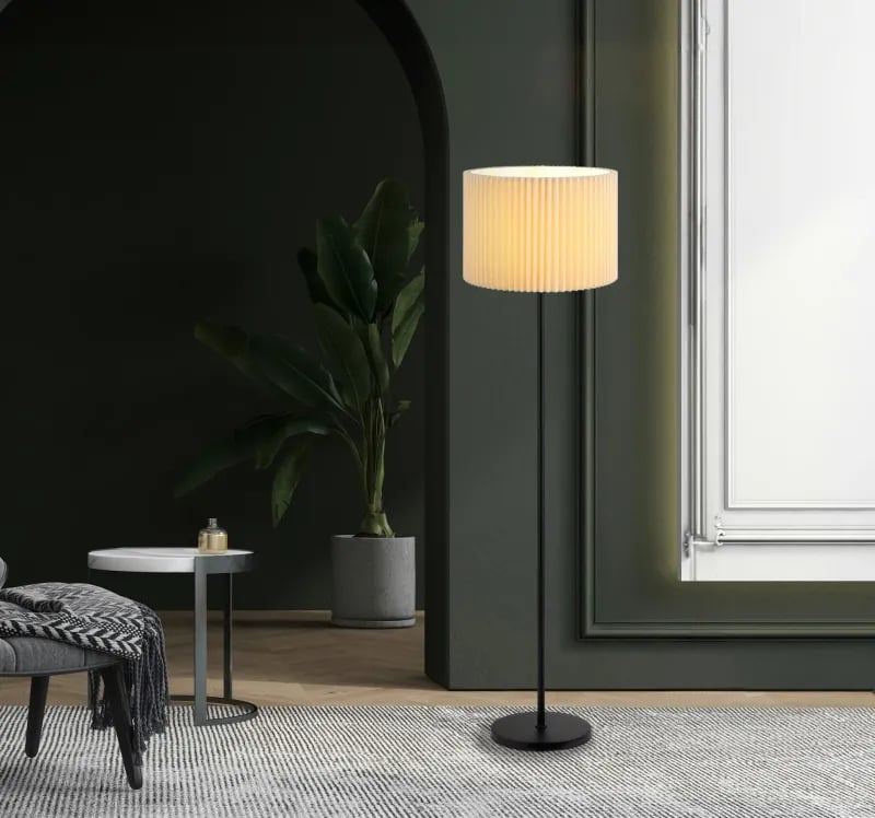 Globo Stehleuchte Page 38 x 152 cm Ø x H schwarz matt