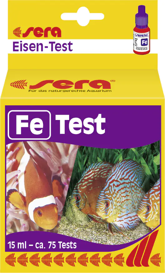 Sera Aquariumwassertester Eisen Fe Test 1 x 15 ml