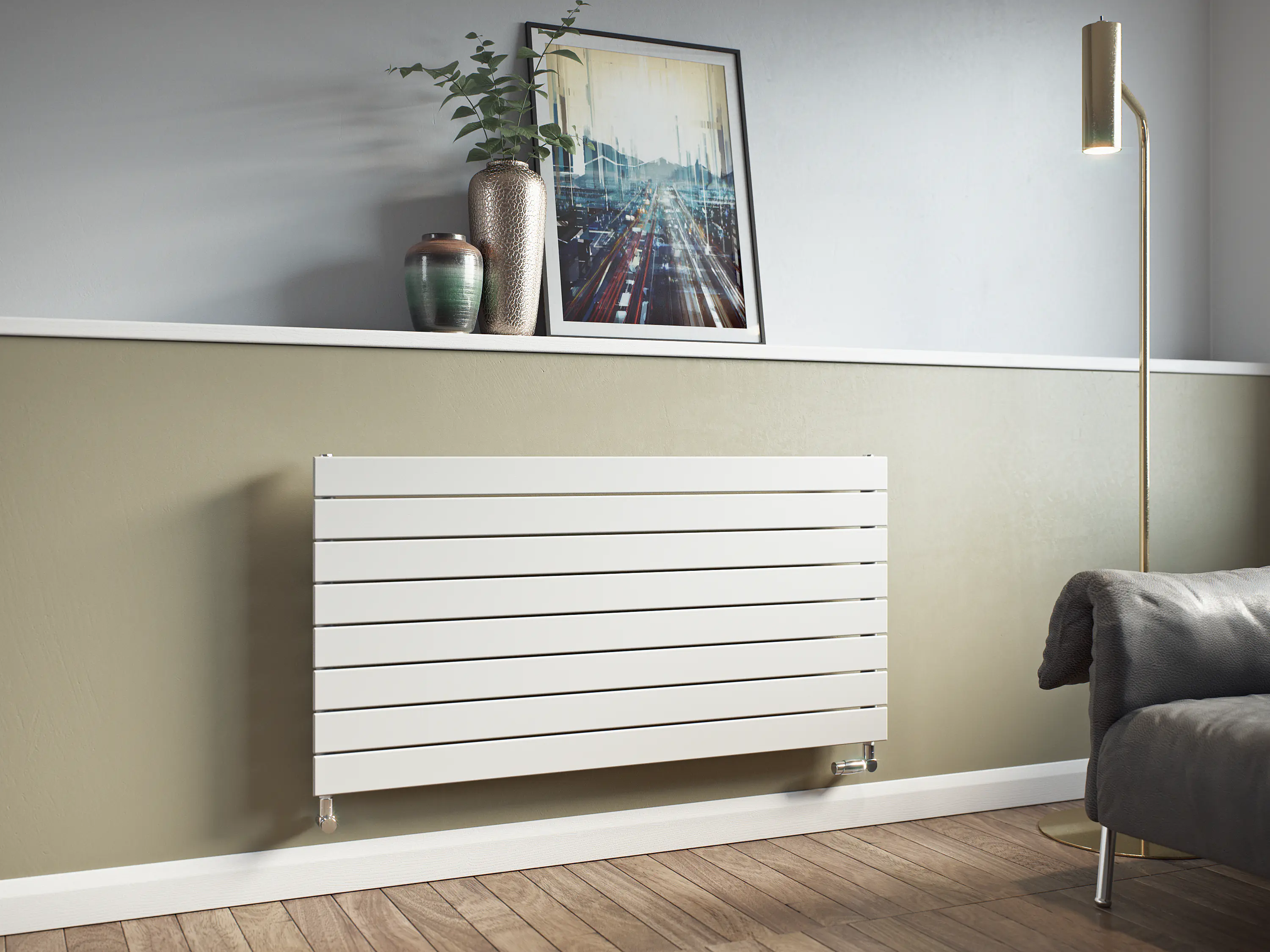 Ximax Heizkörper P1 horizontal 52 x 120 cm 677 Watt weiß 