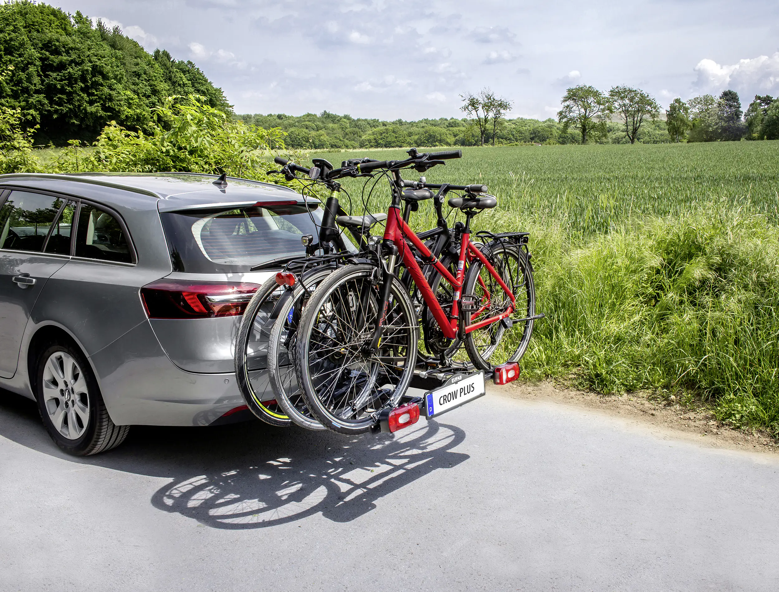 EUFAB Erweiterung 3. Fahrrad  für Fahrradträger Crow Plus (11582)