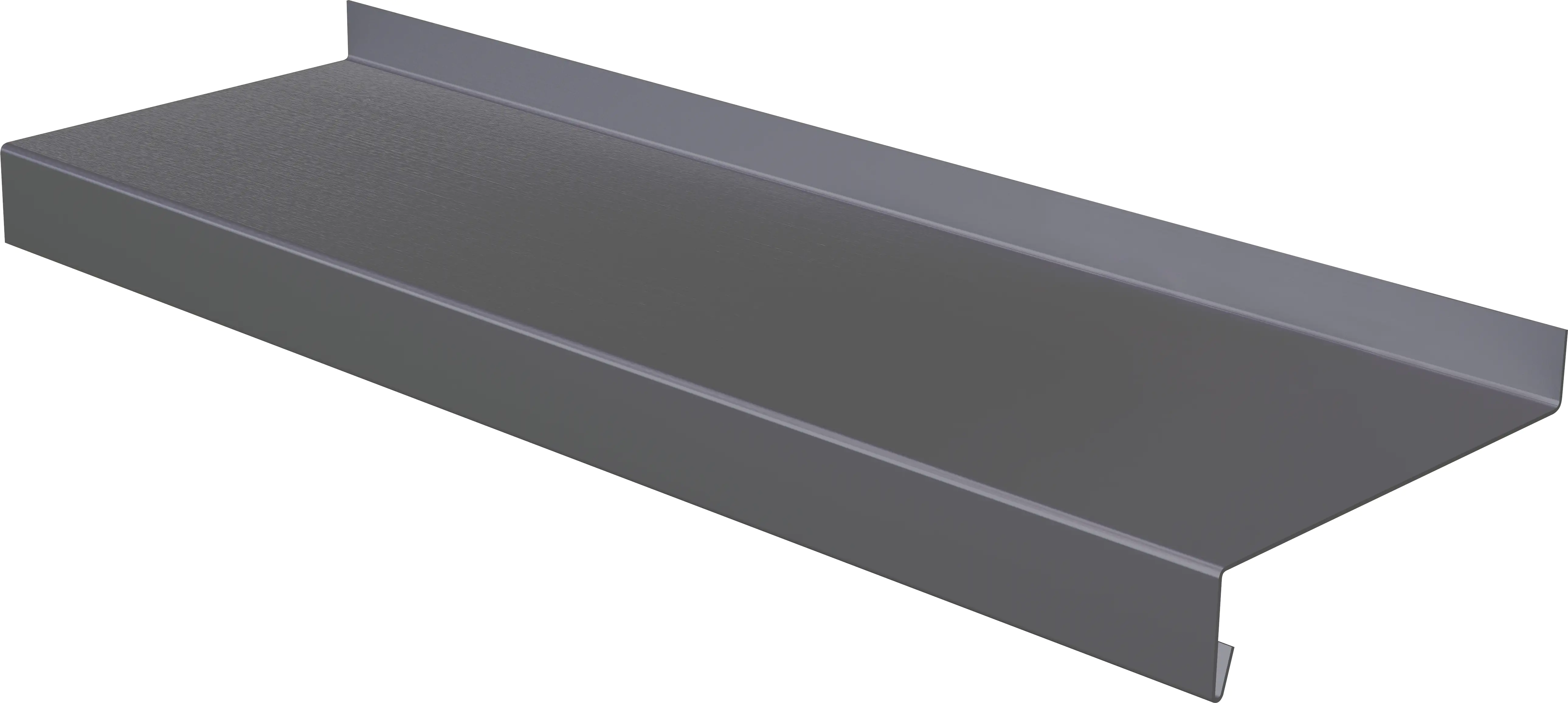4055664001098_2874688 Sarei Fensterblech Aluminium anthrazit Ausladung 130 mm Länge 3000 mm