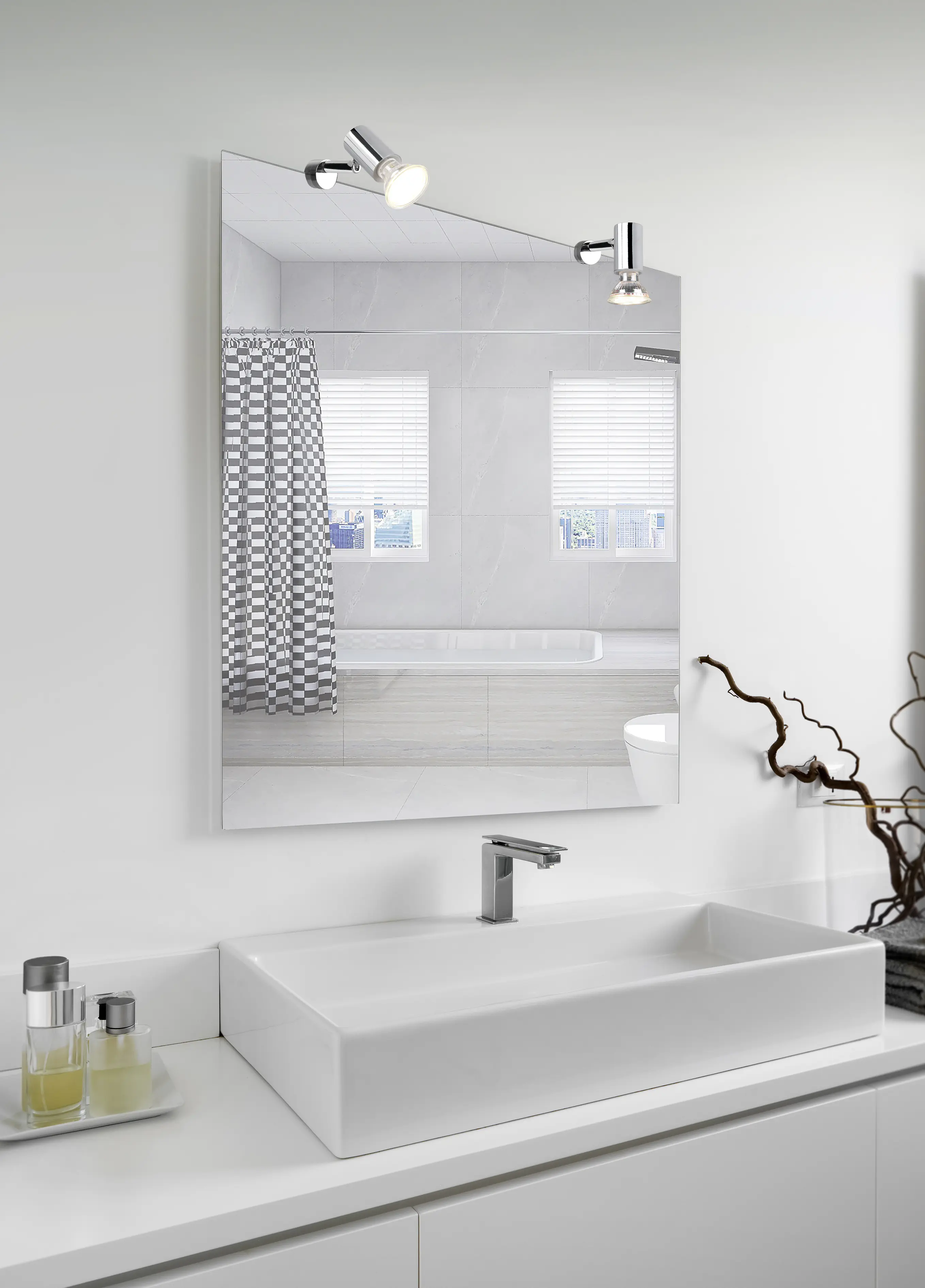 Trio Wandleuchte Lorenzo chrom GU10