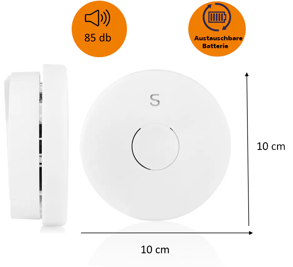 Smartwares Rauchmelder weiß 1 Jahr Batterielaufzeit FSM-11410 Smartwares Rauchmelder weiß 1 Jahr Batterielaufzeit FSM-11410