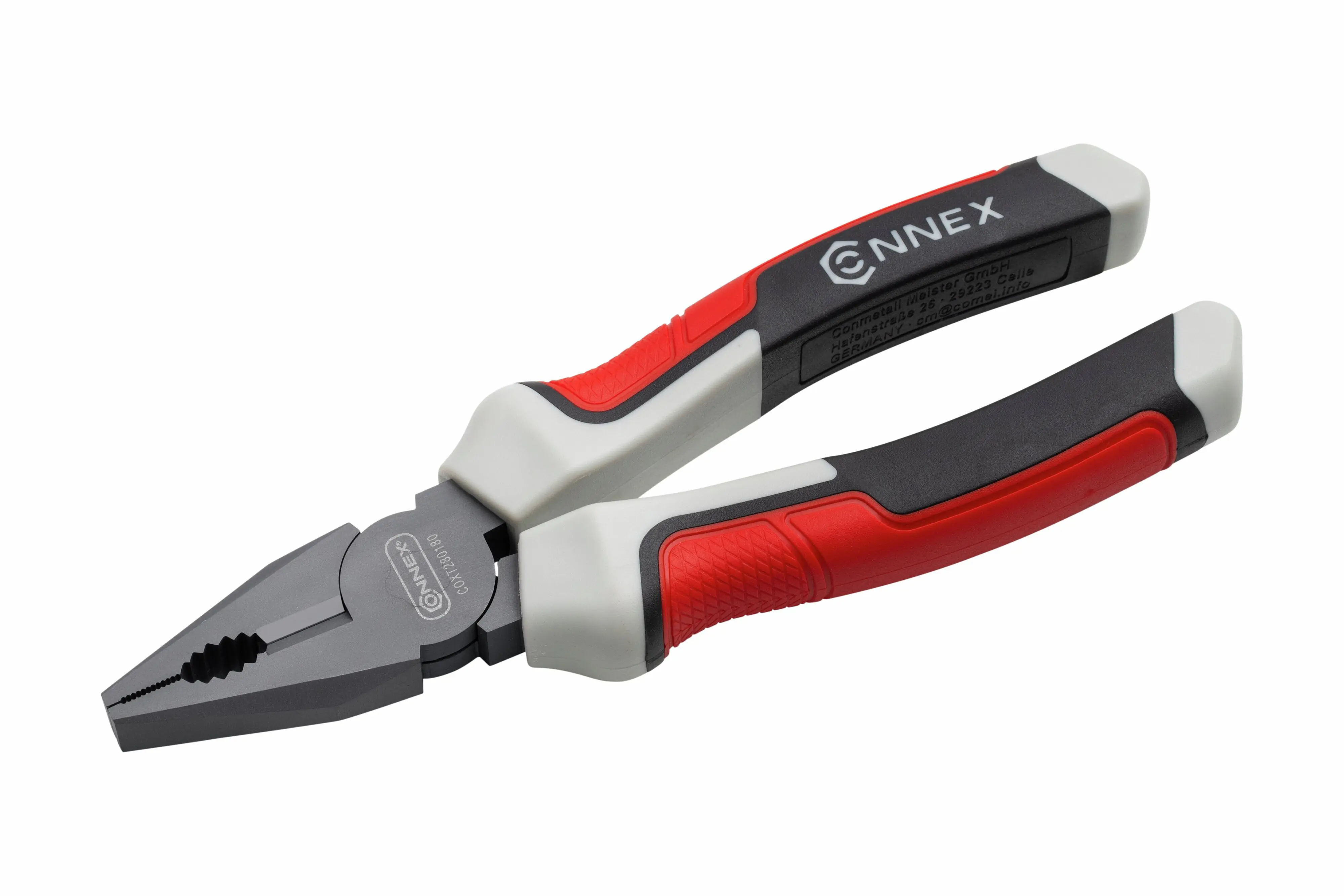 Connex Kombizange gerade 180 mm 3K Griff