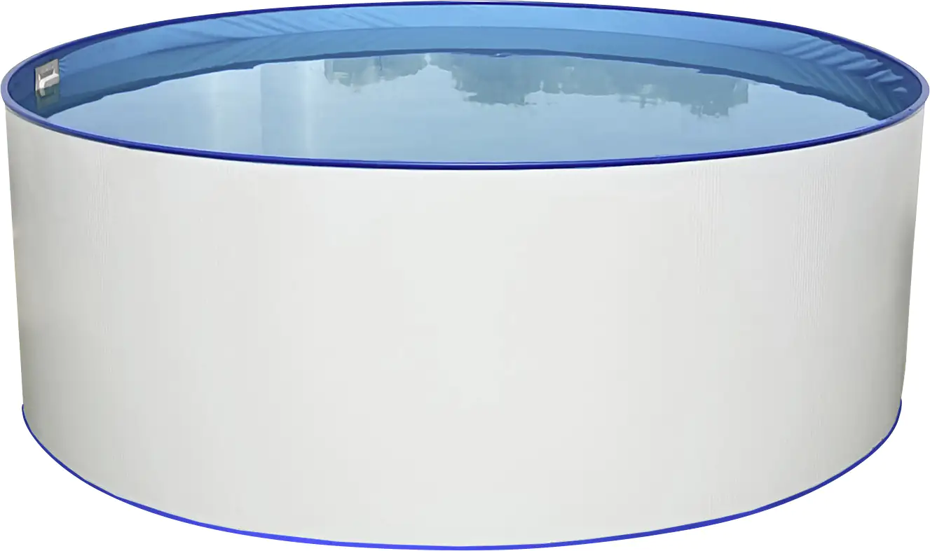 Steinbach Stahlwandpool Set Nuovo weiß, Ø 350 x 120 cm Steinbach Stahlwandpool Set Nuovo weiß, Ø 350 x 120 cm