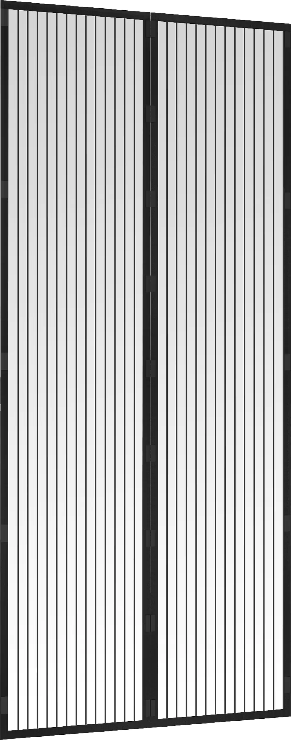 9003117315082_01 Primaster Fliegenschutz-Magnetvorhang 95 x 215 cm schwarz kürzbar
