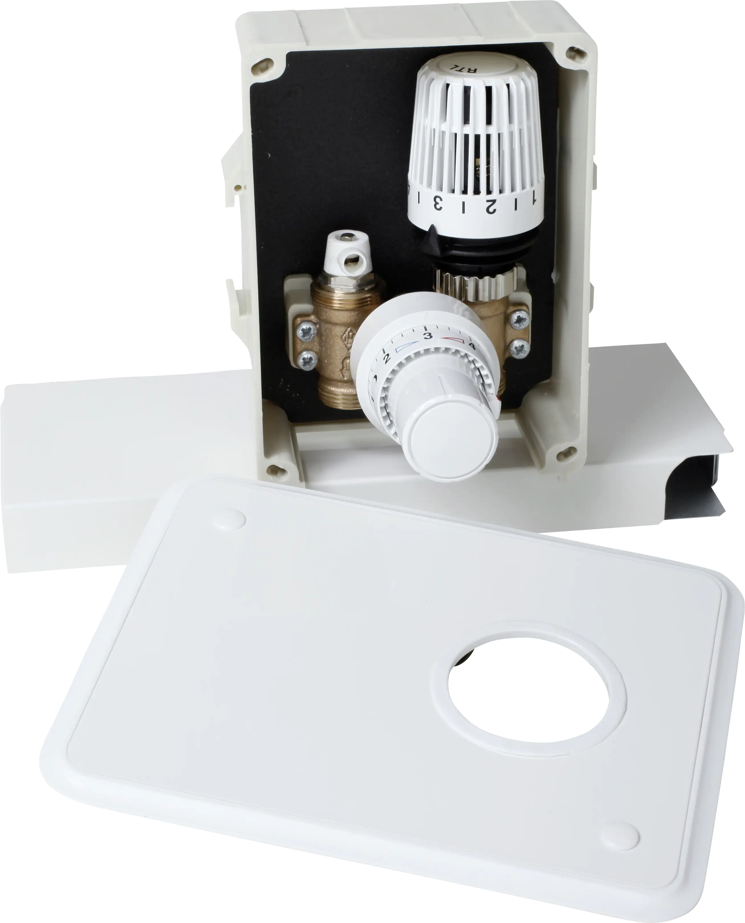 Veria Thermostat-Ventil AquaMat Kombibox RTL & TH 1/2" in Unterputzbox Veria Thermostat-Ventil AquaMat Kombibox RTL & TH 1/2" in Unterputzbox