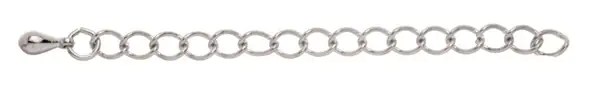 Glorex Regulationskette 50 mm 1 Stück, silberfarben