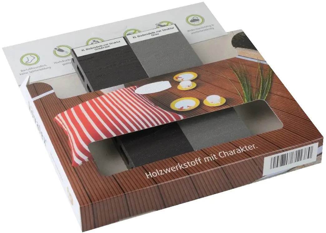 Kovalex Musterbox zu Terrassendielen WPC 19 x 2,0 cm 2 Stück kaufen
