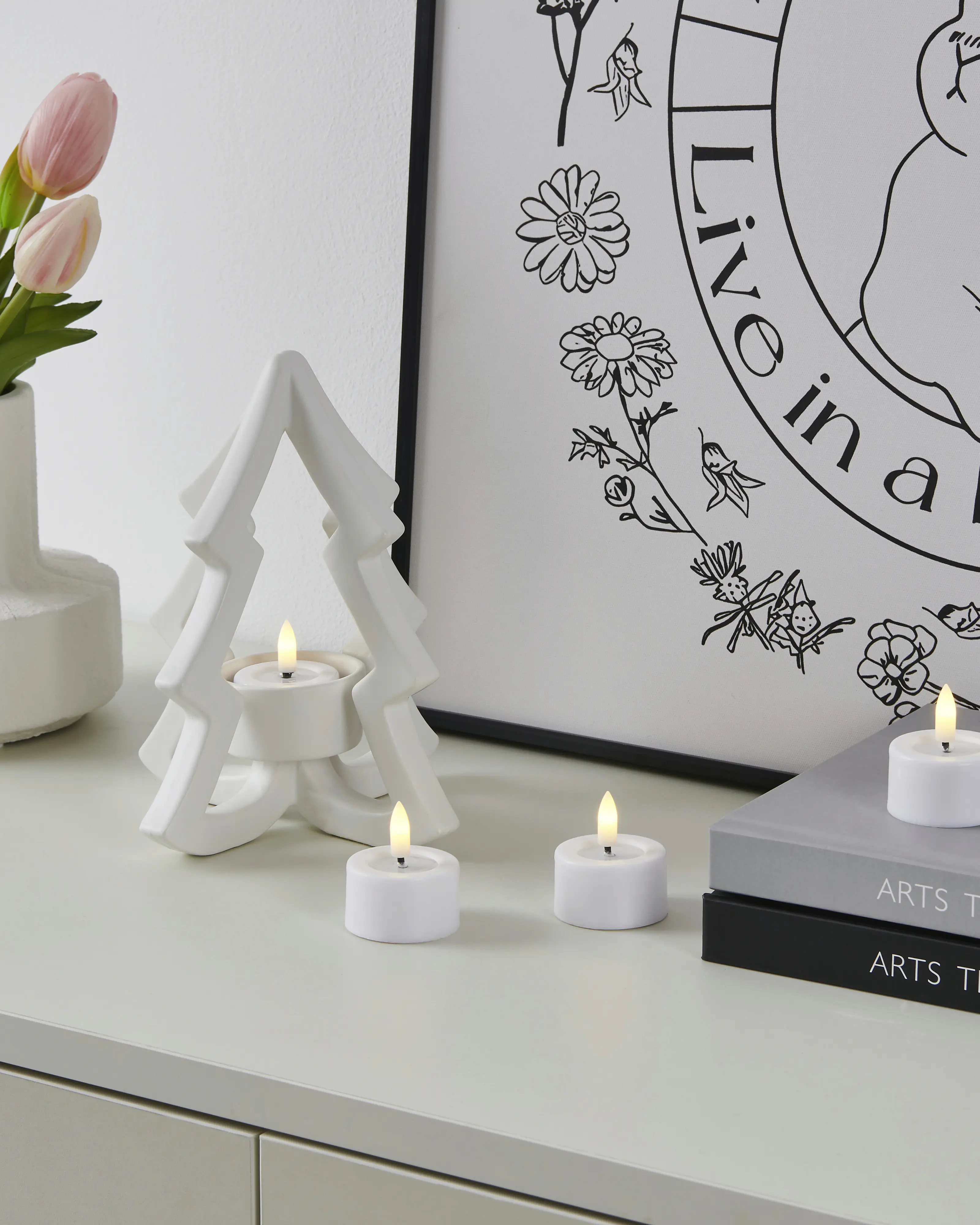 Eglo LED Teelicht Longbleh warmweiß - 6 Stück 