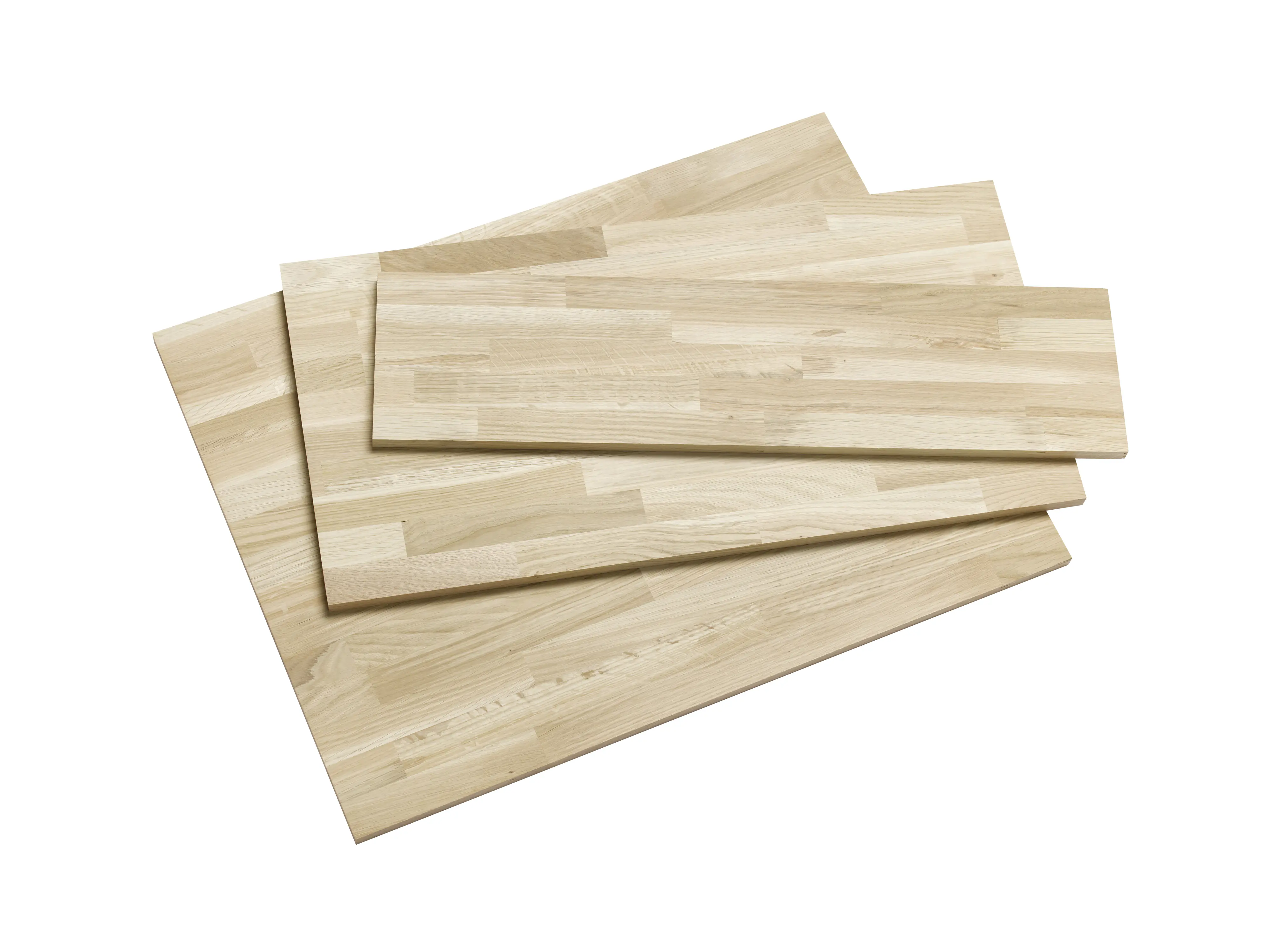 Leimholzplatte Eiche natur 200 x 40 cm 18 mm