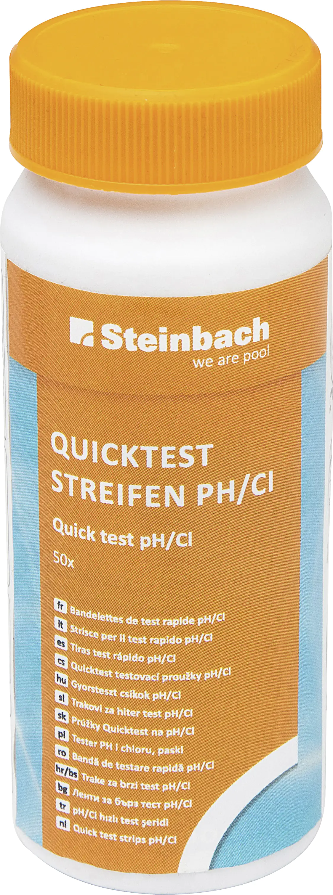 9002337790204 Steinbach Quicktest Streifen für pH-Wert und freies Chlor 50 Stück