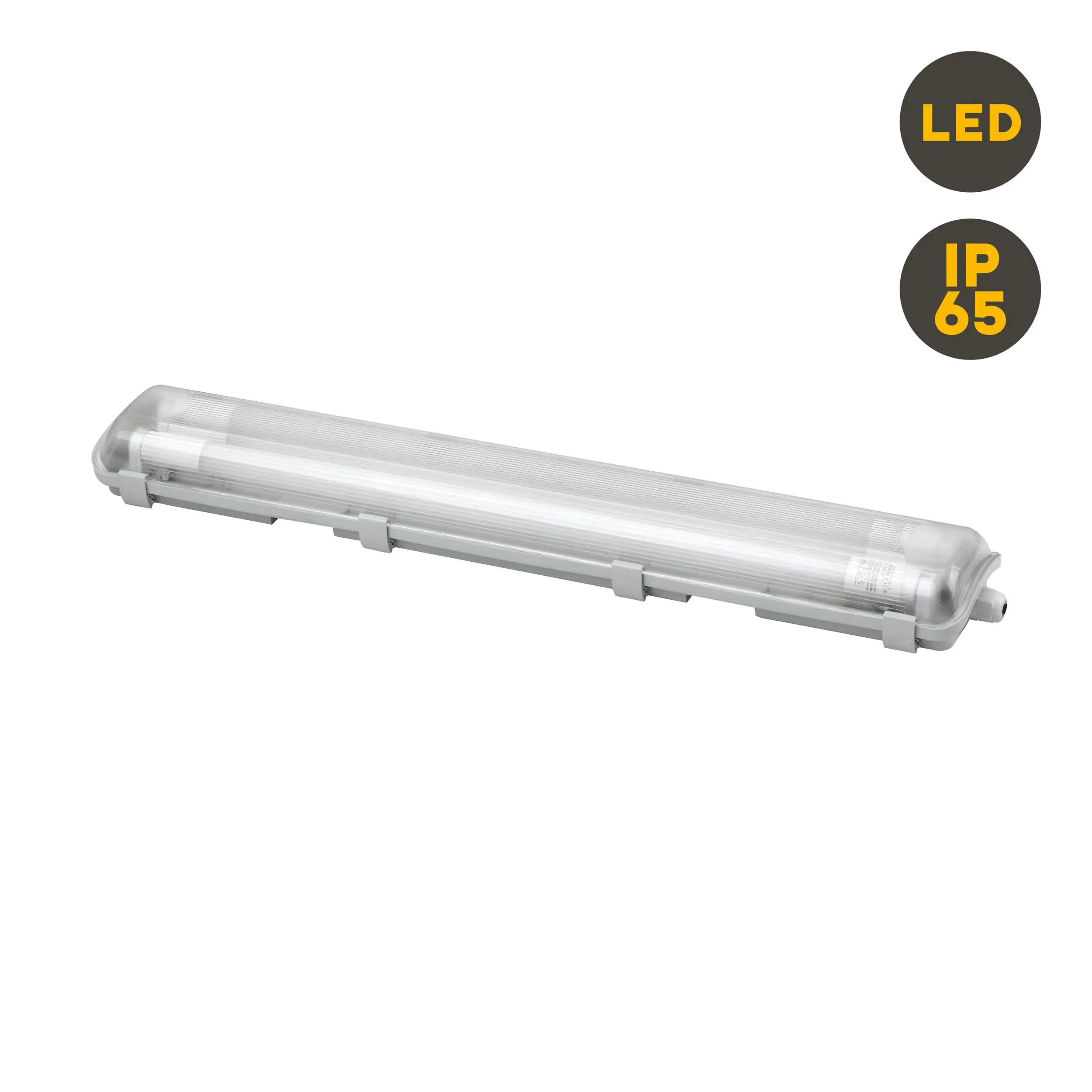 Light & More LED Feuchtraumleuchte 127 x 11 cm T8