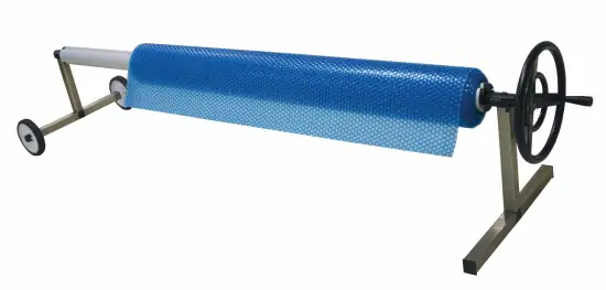 Intex Solarplanenaufroller Edelstahl fahrbar für Becken bis 5 m