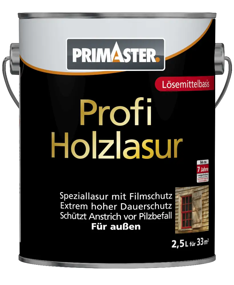 Primaster Profi Holzlasur 2,5 L mahagoni