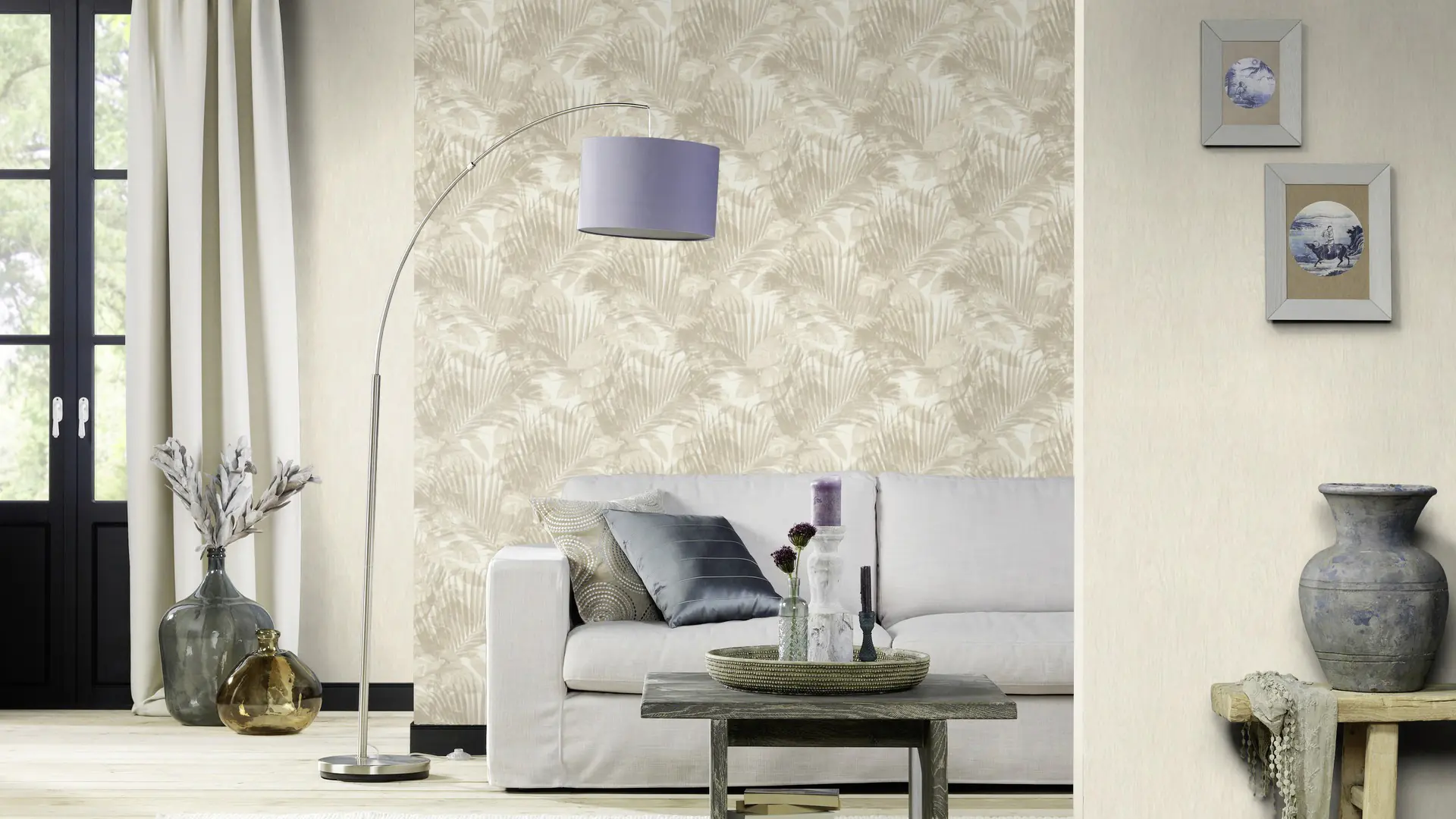 Schöner Wohnen Vliestapete Dschungel beige braun 10,05 x 0,53 m