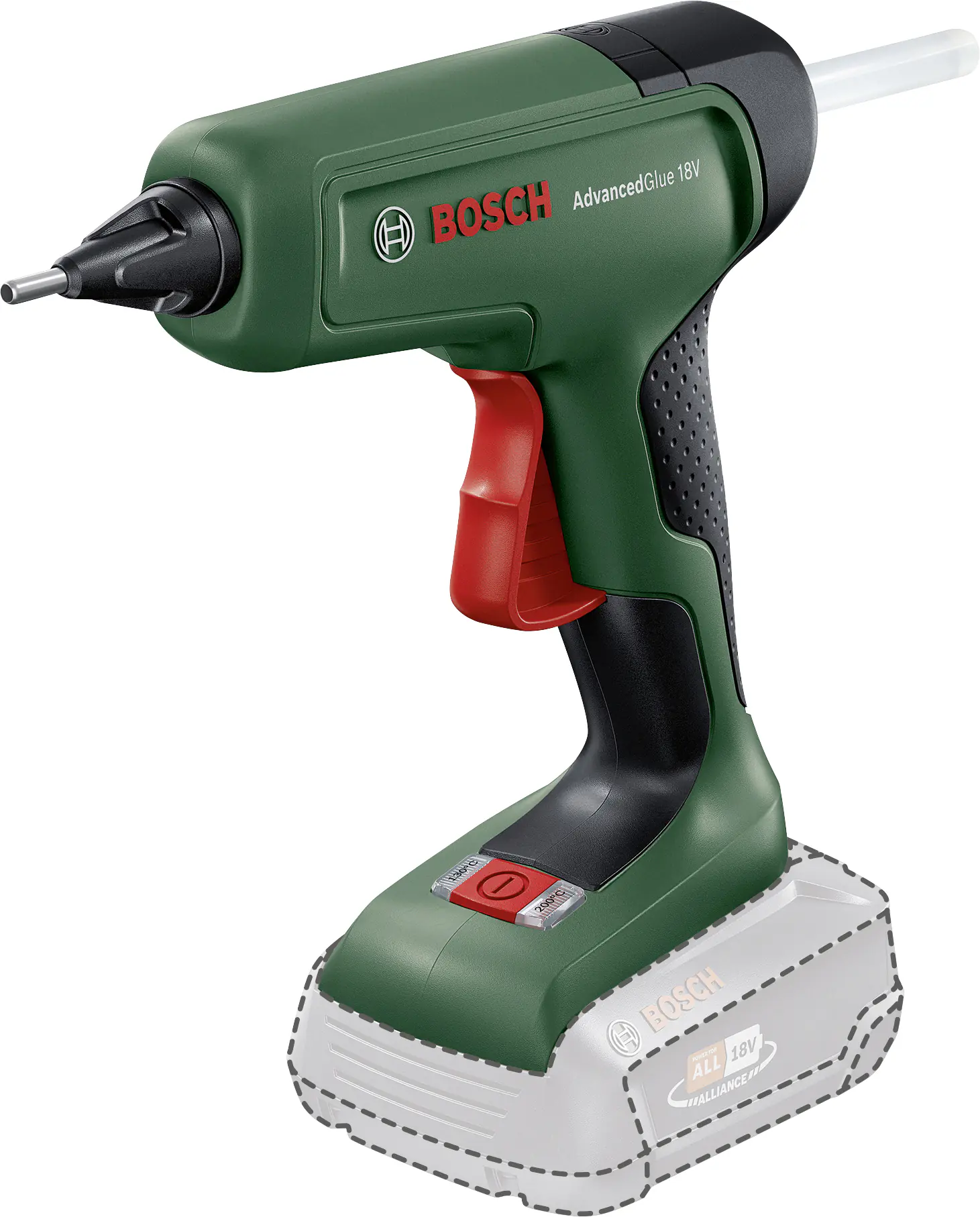 Bosch Akku-Heißklebepistole, AdvancedGlue 18 V Solo Bosch Akku-Heißklebepistole, AdvancedGlue 18 V Solo