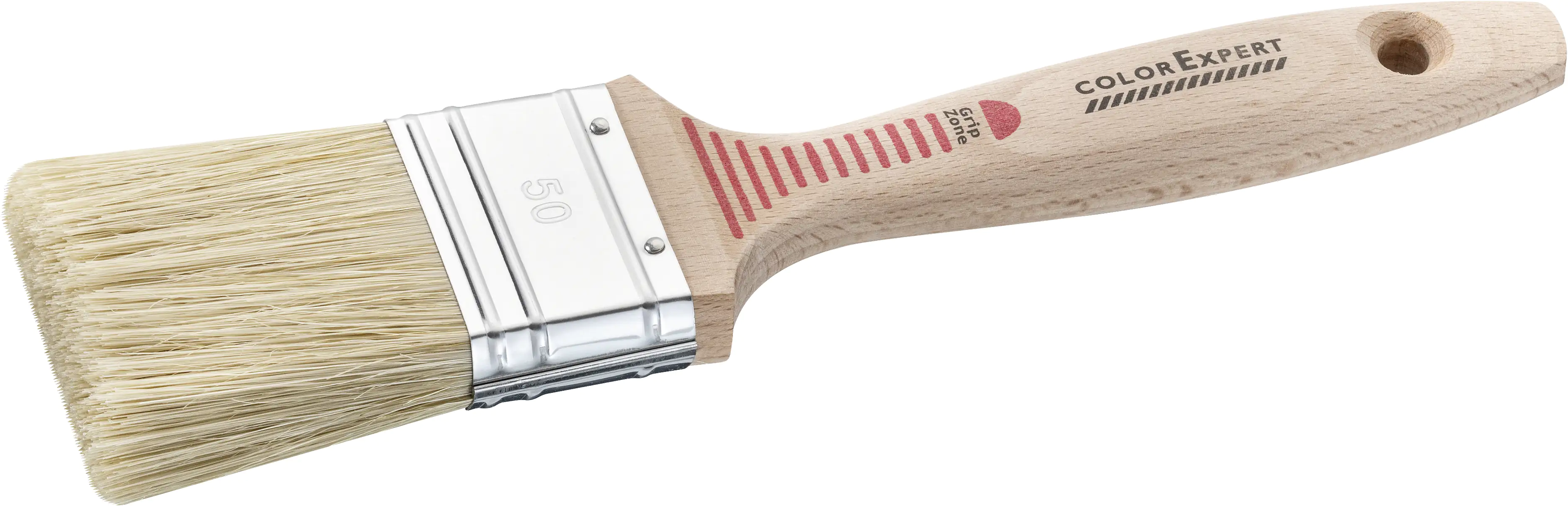 Color Expert Flachpinsel 50 mm helle Borsten GripZone
