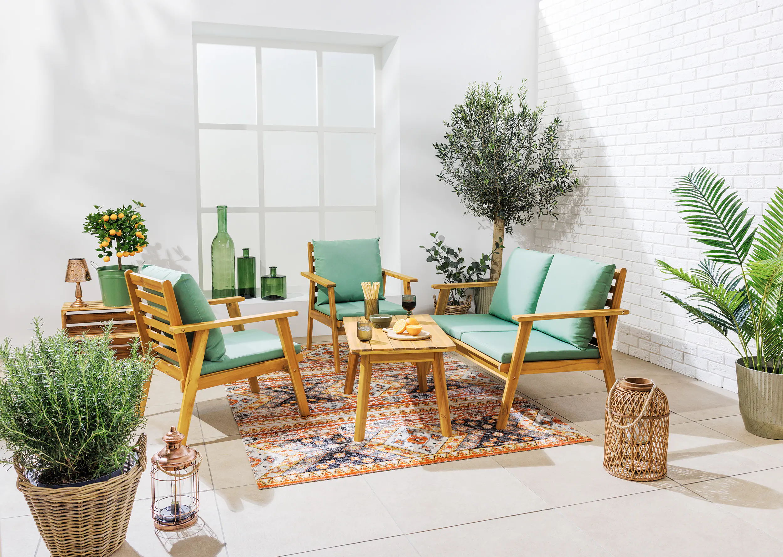 Primaster Loungeset Lovina 4-teilig Primaster Loungeset Lovina 4-teilig