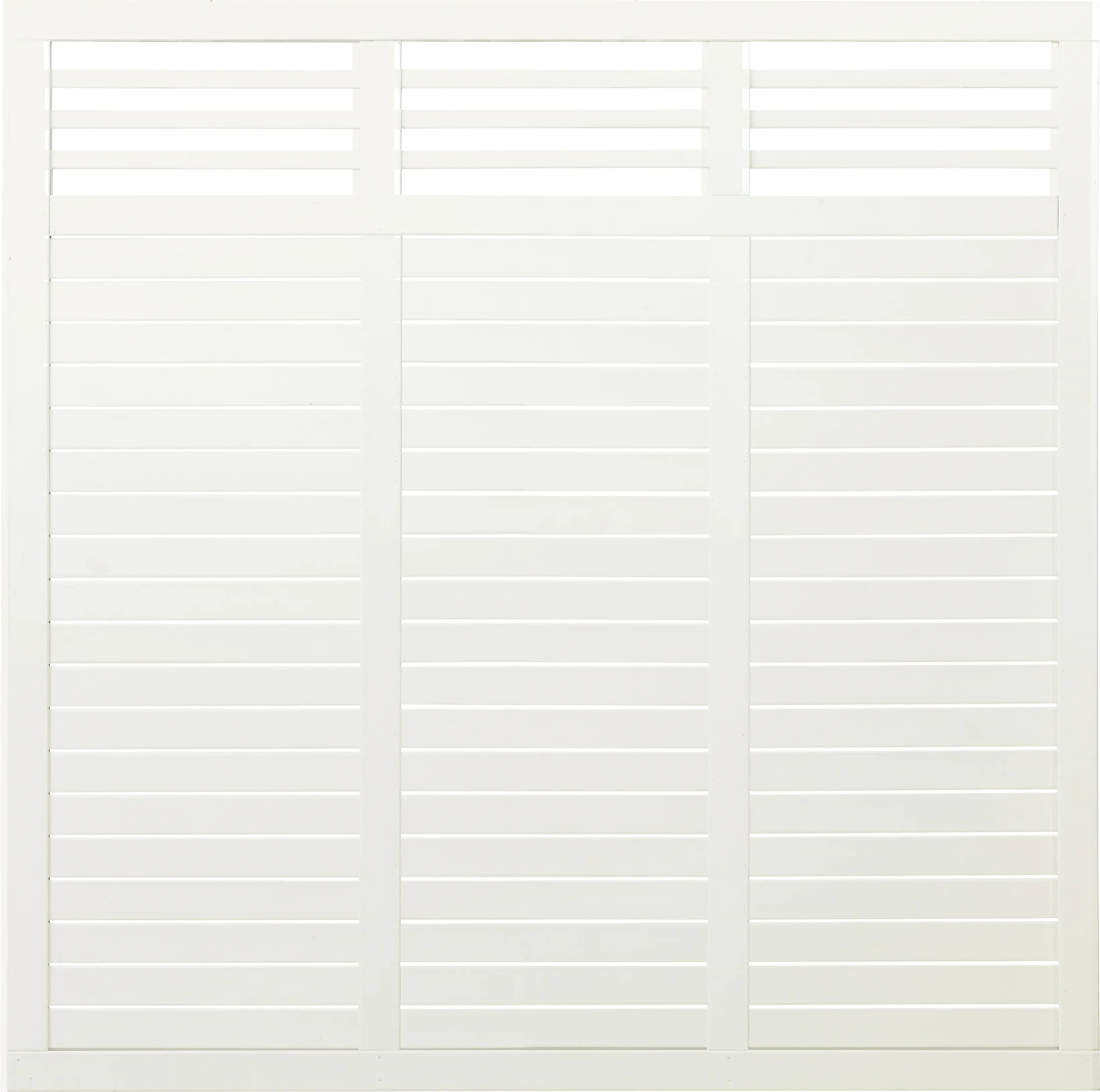 Plus Zaun Decora 180 x 180 cm RAL 9010 Weiß