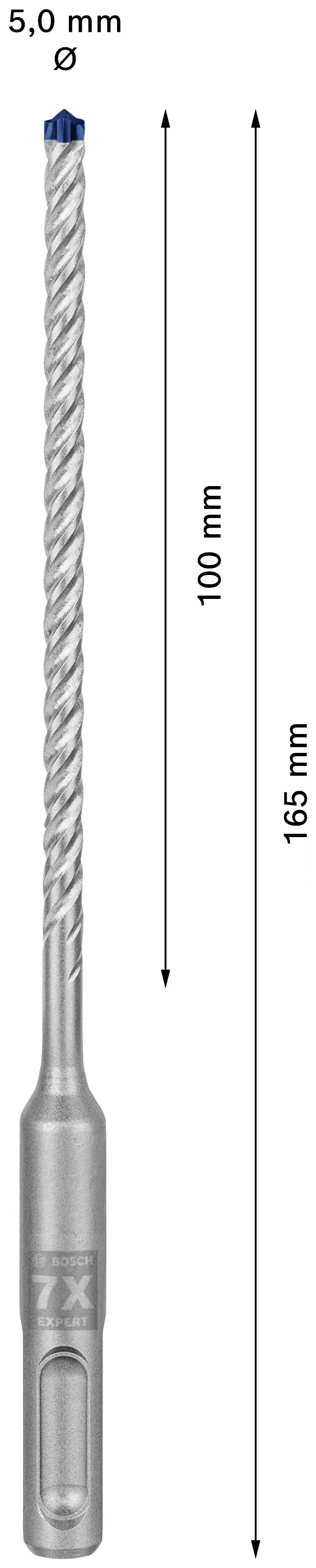 Bosch Expert SDS plus-7X Hammerbohrer Ø 5 mm Bosch Expert SDS plus-7X Hammerbohrer Ø 5 mm