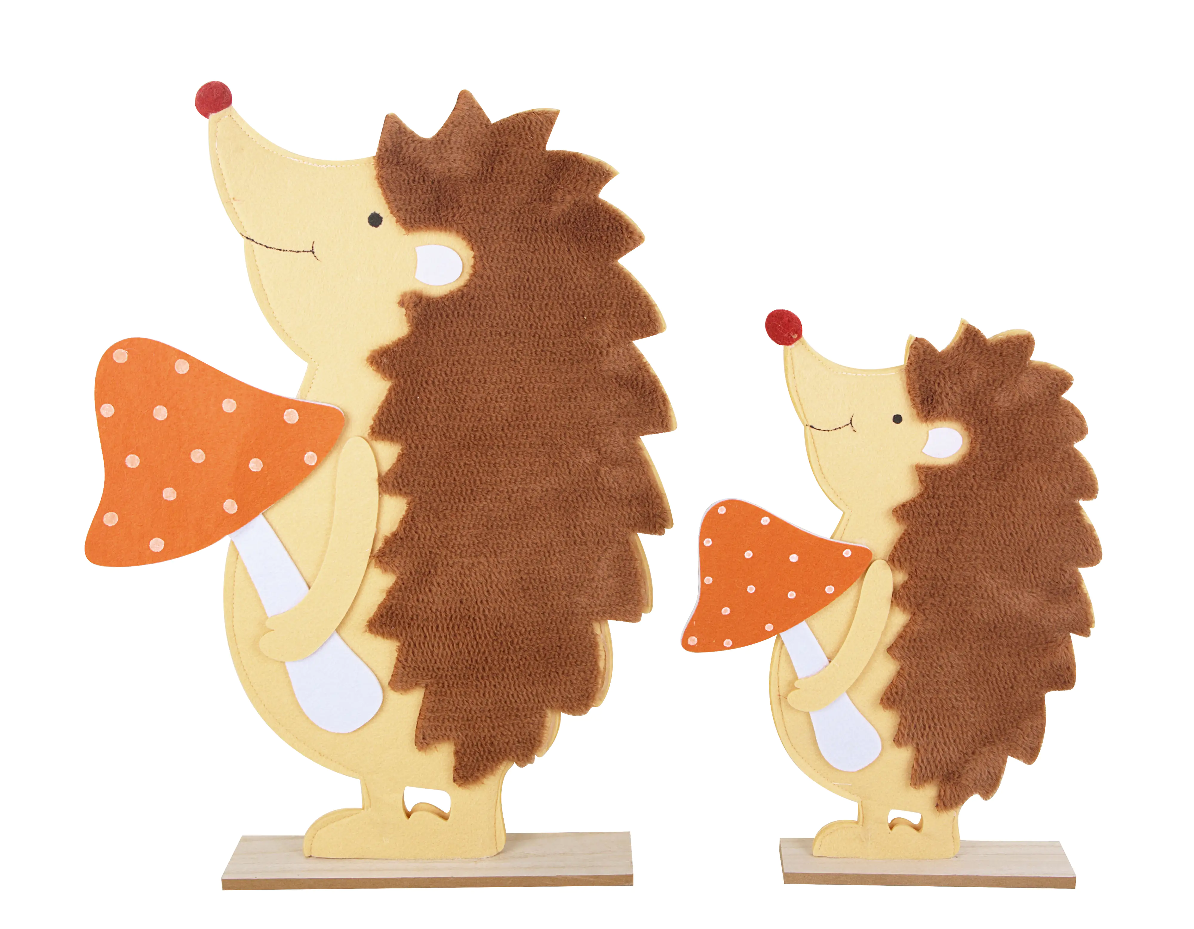 TrendLine Dekofigur Igel aus Filz 53 x 38 cm