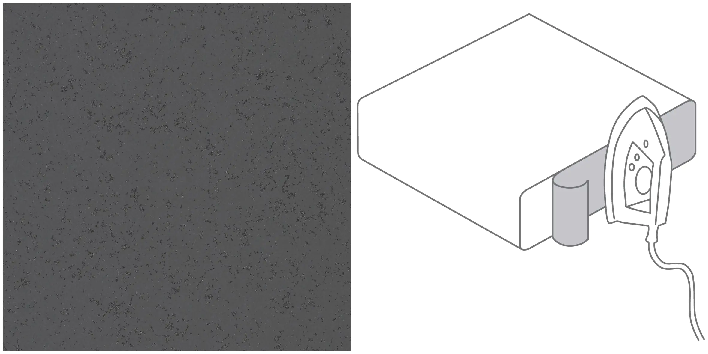 Getalit Umleimer Taubengrau 500 cm mit Schmelzkleber