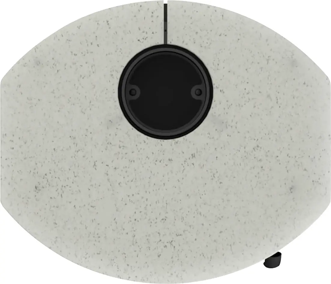 Thermia Kaminofen Cumulus Kalkstein Stahl schwarz 7 kW Dauerbrandofen