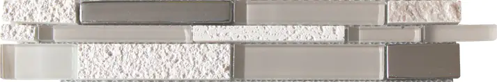 4040305129521 Fliesenbordüre Starlight 5,2 x 30 cm beige Steingröße: ca. 2,3 x 14,8 cm