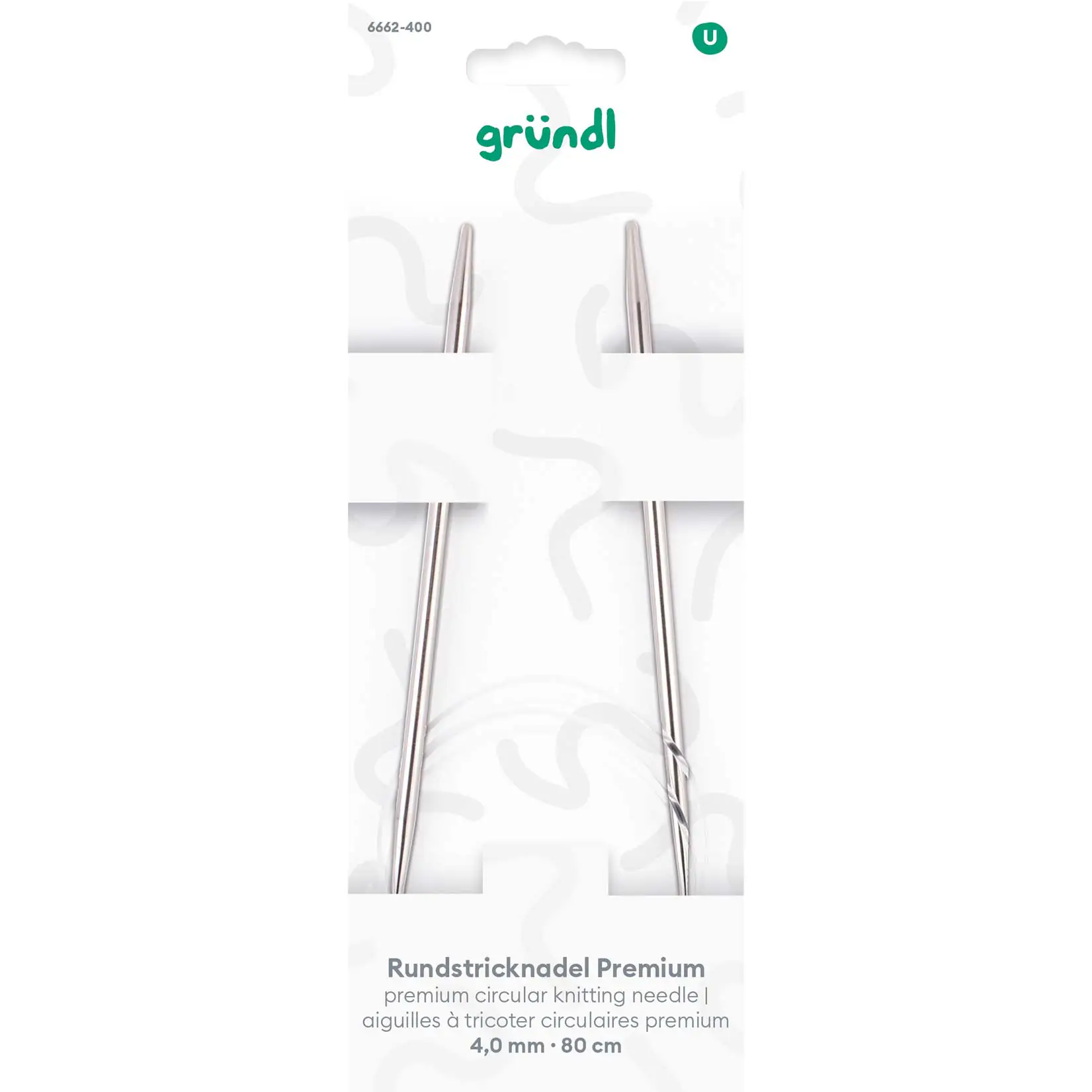 Gründl Rundstricknadel Premium Ø 4 mm x 80 cm