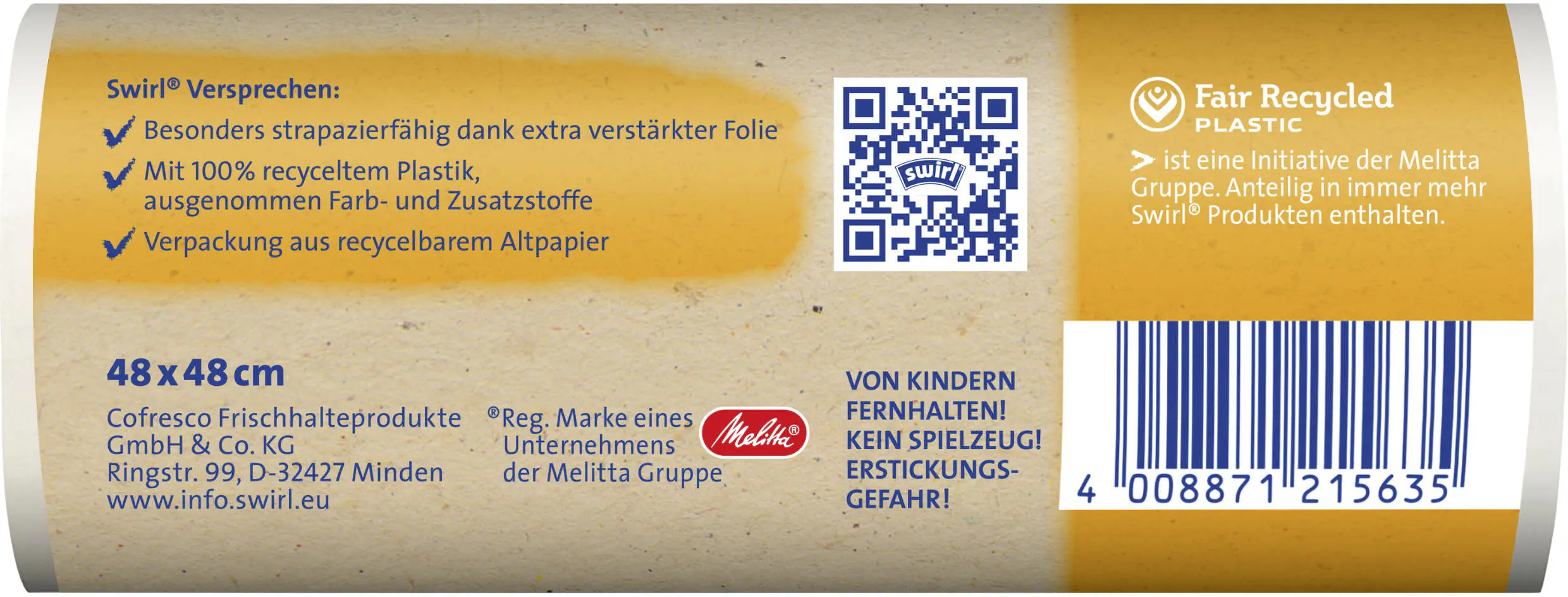 Swirl Müllbeutel mit Tragegriff 20 L 20 Stück