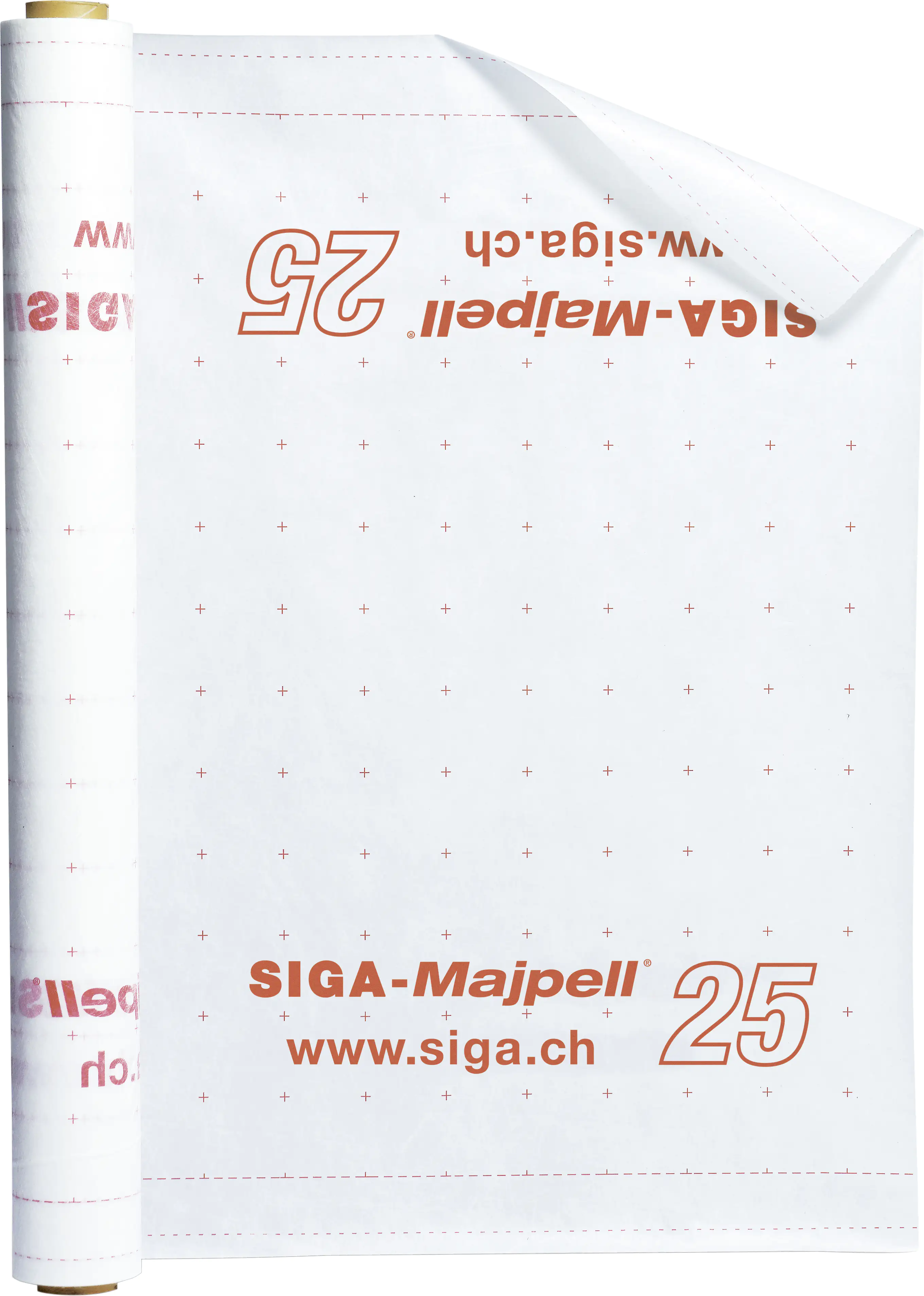 7640105090785 Siga Dampfbremse Majpell 25 50 x 1,5 m = 75 m² weiß