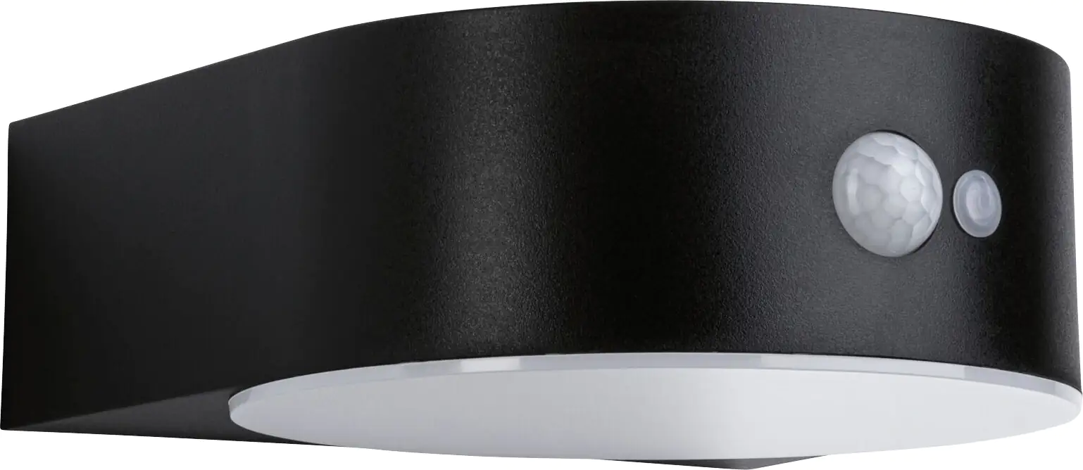 Paulmann LED Solarleuchte Eileen schwarz 17,5 x 19,8cm mit Bewegungsmelder