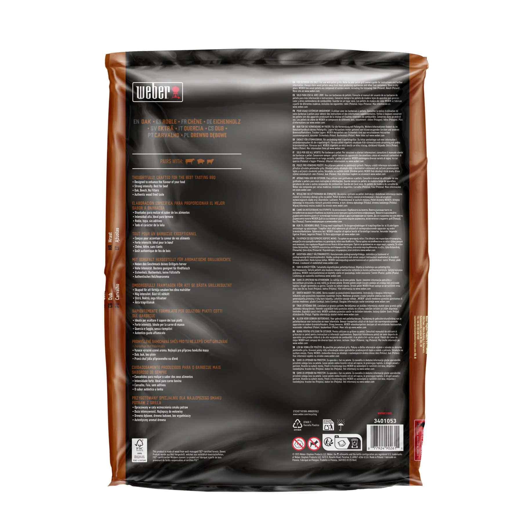 Weber Grill-Holzpellets SmokeFire Eiche 8 kg