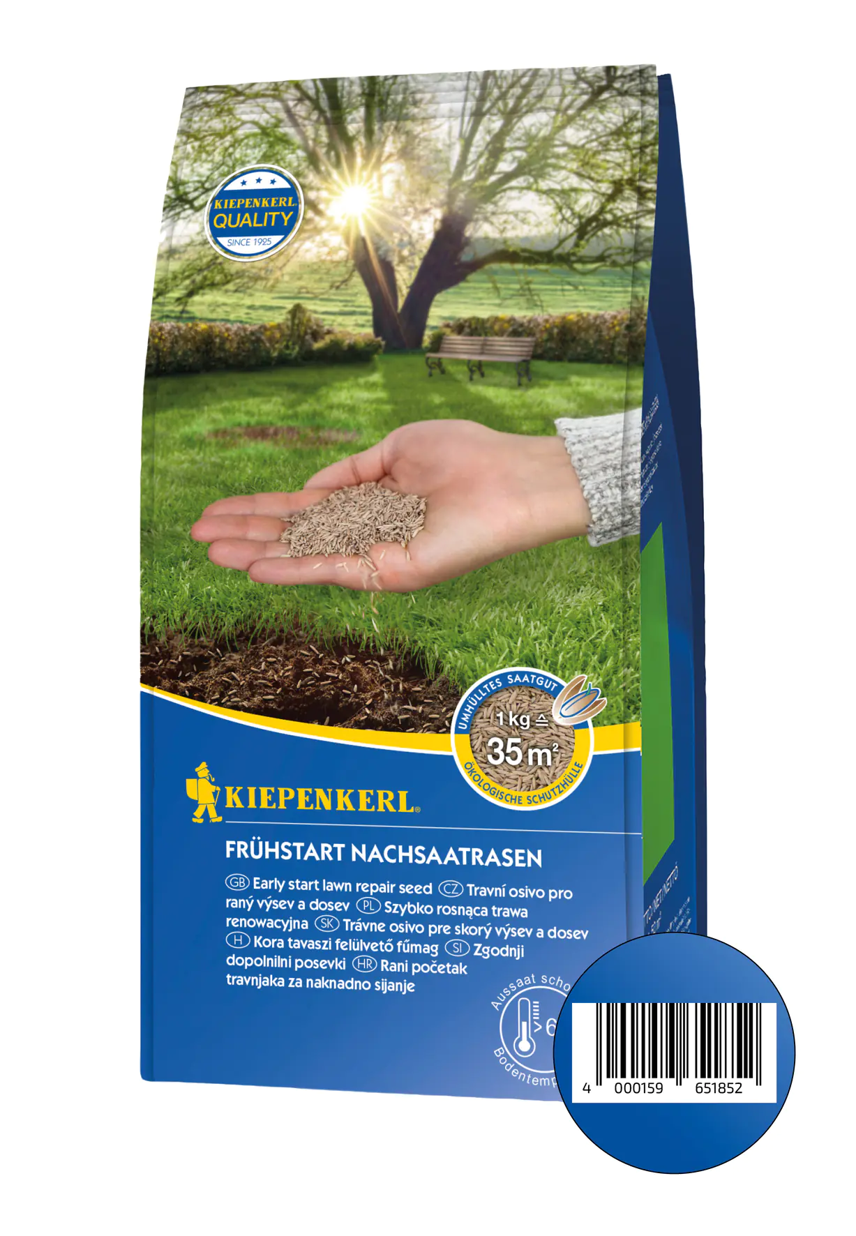 Kiepenkerl Rasensamen Frühstart Nachsaatrasen 1 kg, für 35 m²
