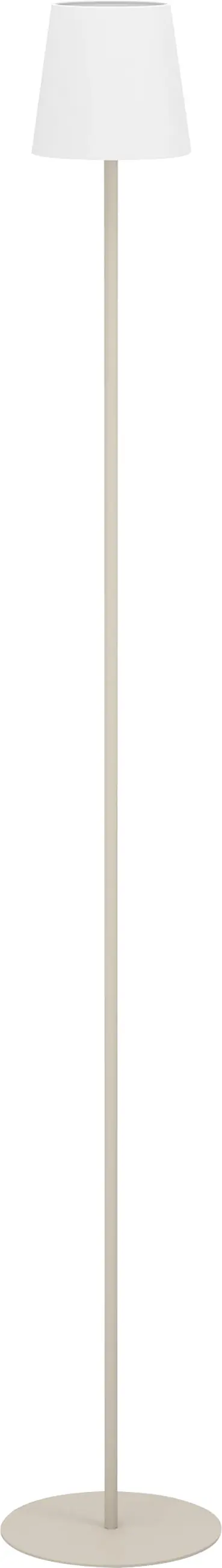 Eglo Stehleuchte Fiorana sandfarben weiß 140,5 cm E14