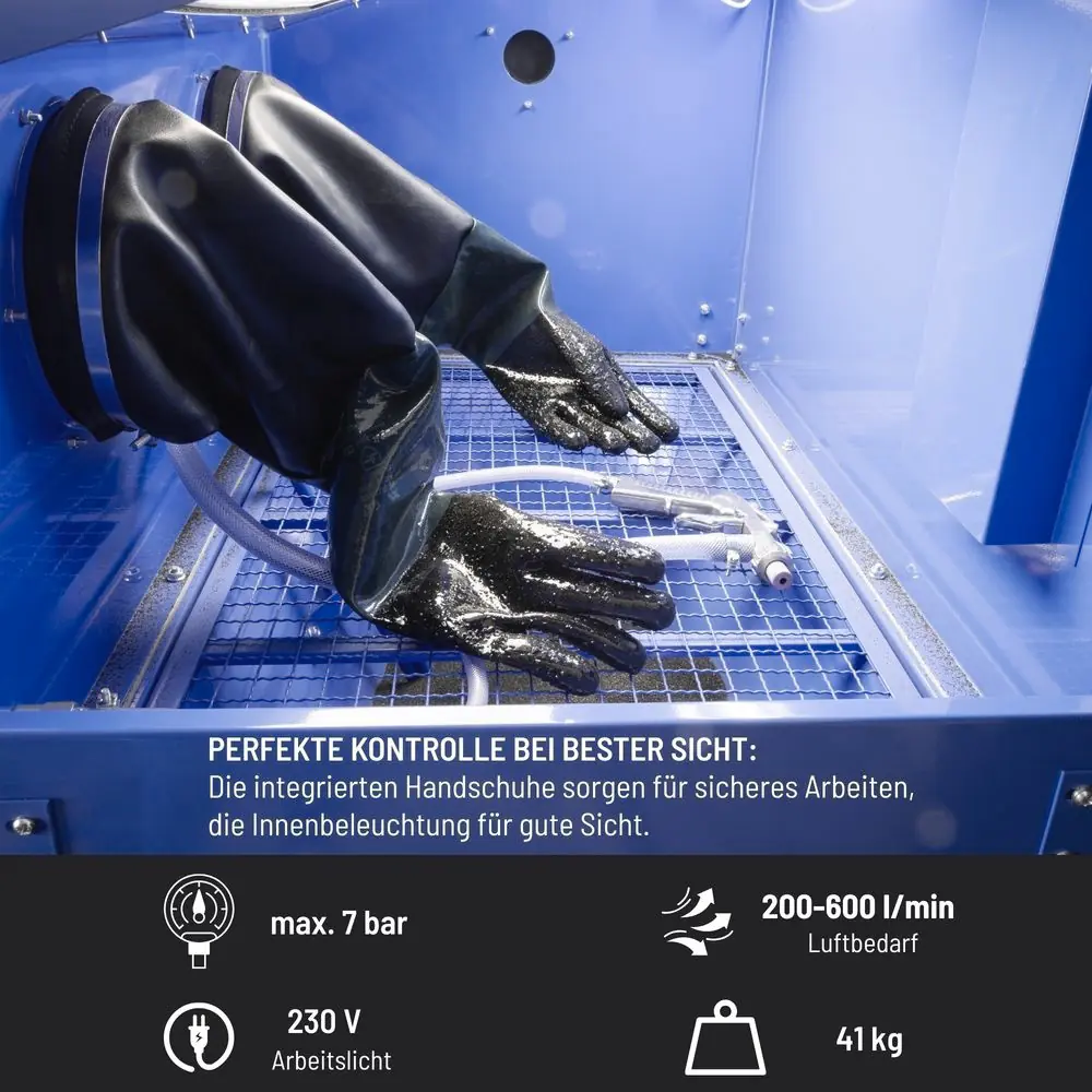 Güde Sandstrahlkabine GSK 220 l 7 bar