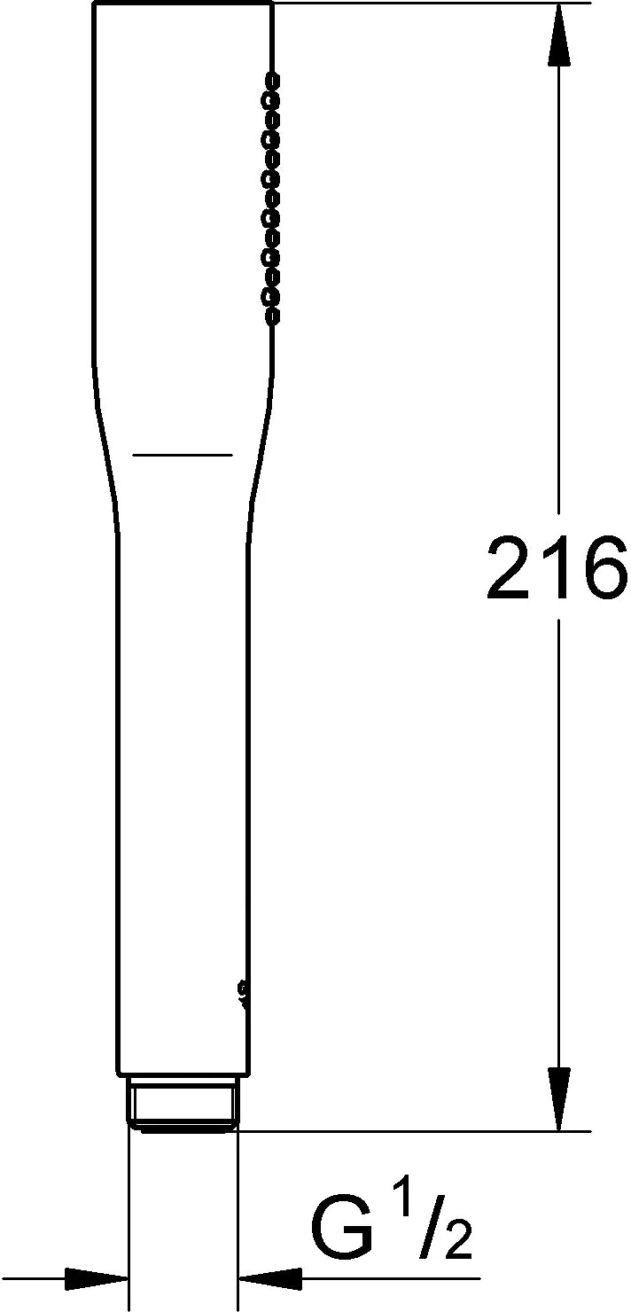 Grohe Handbrause Get 1 Strahlart, verchromt Grohe Handbrause Get 1 Strahlart, verchromt