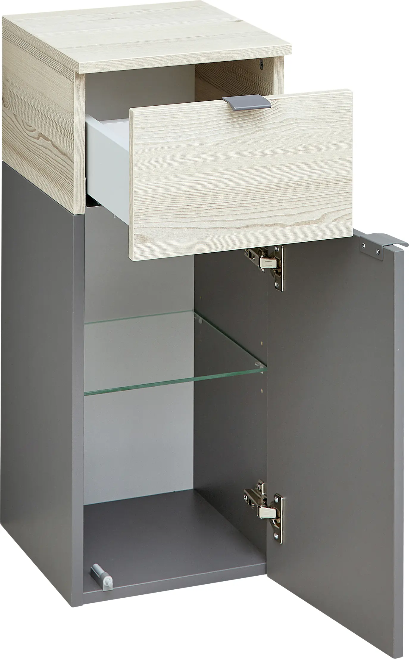 Pelipal Unterschrank Quickset 394 Quarzgrau/Akzent Polar Pinie 30 cm