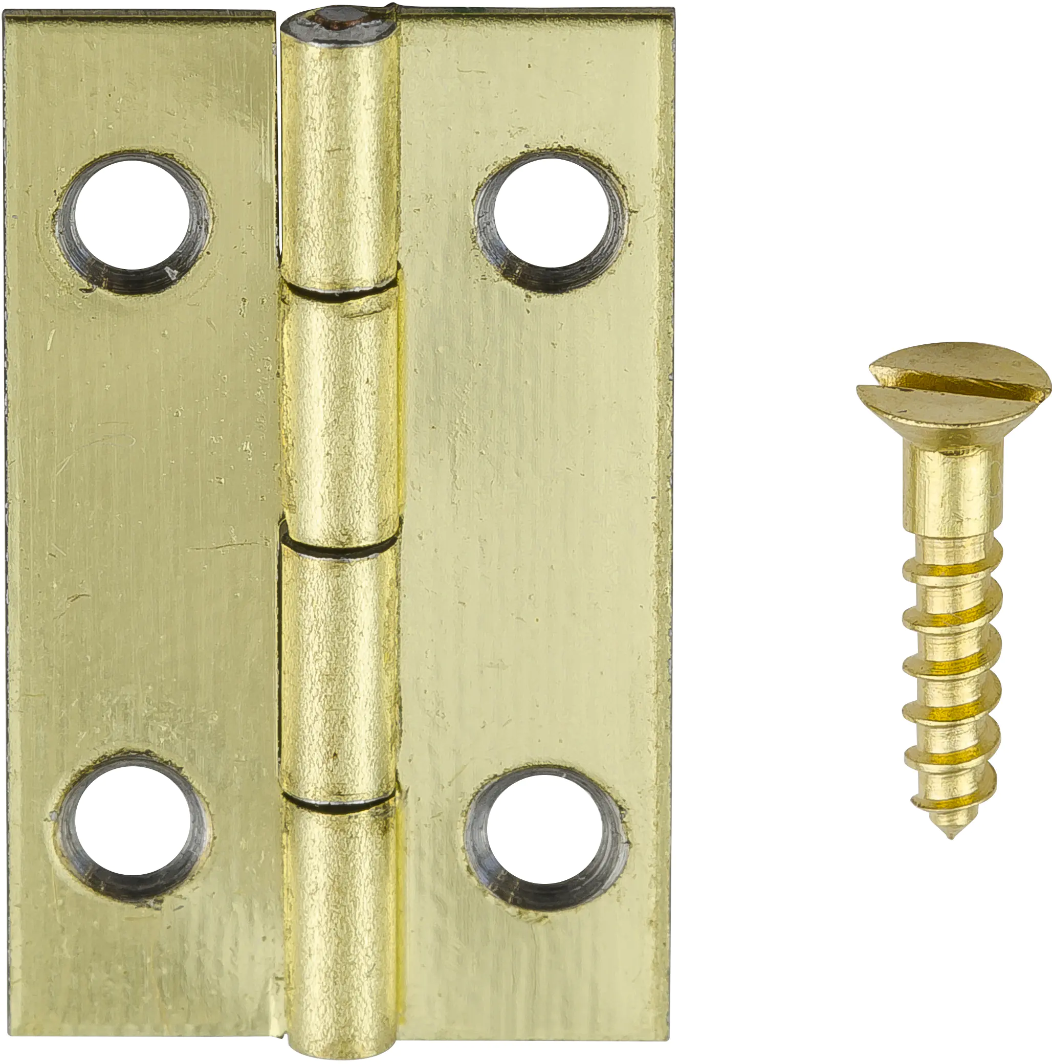 Vormann Schatullenscharniere vermessingt 20 x 12 mm