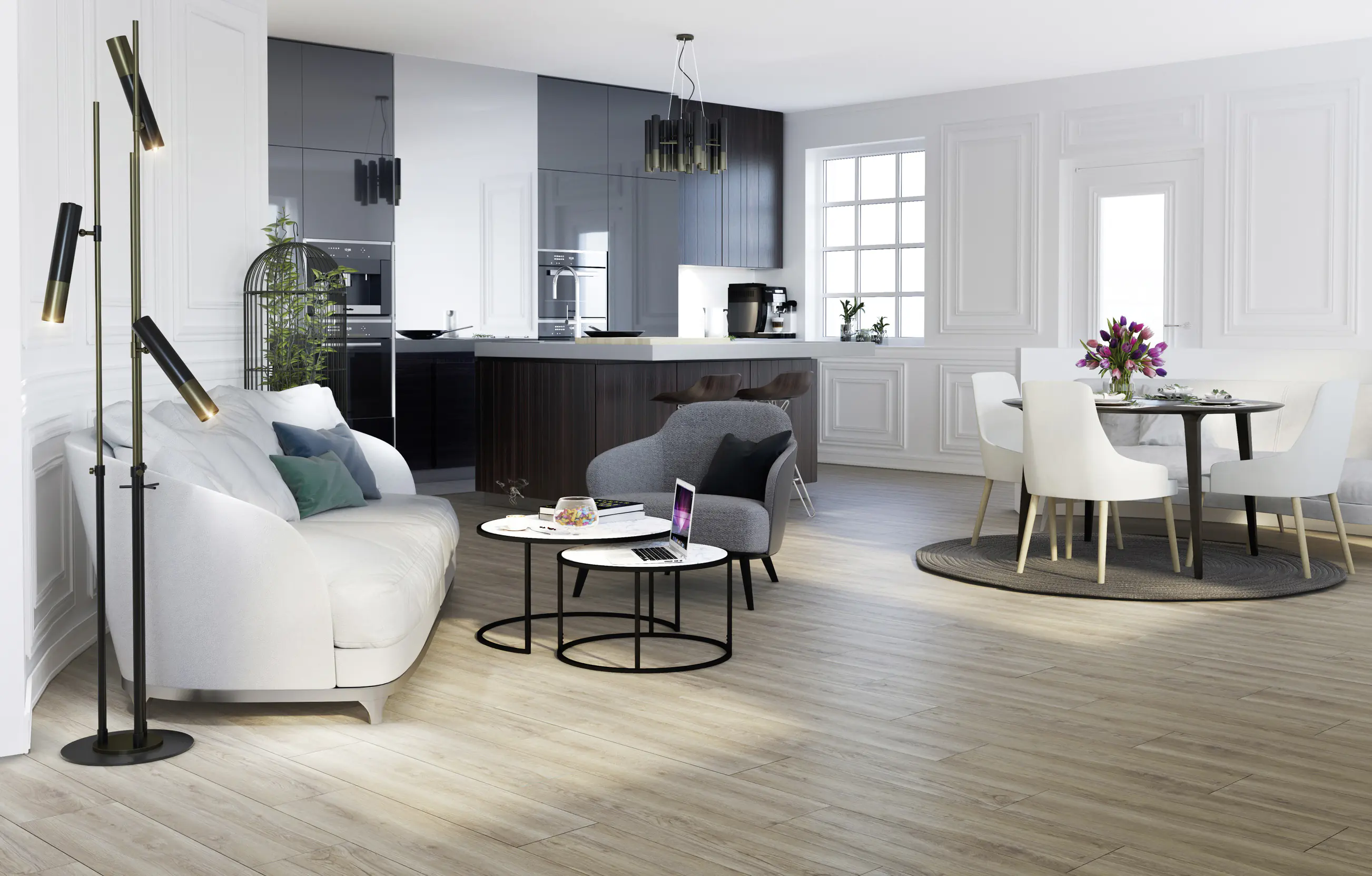 Bodenfliese Feinsteinzeug Oak 22,5 x 90 cm cream Bodenfliese Feinsteinzeug Oak 22,5 x 90 cm cream